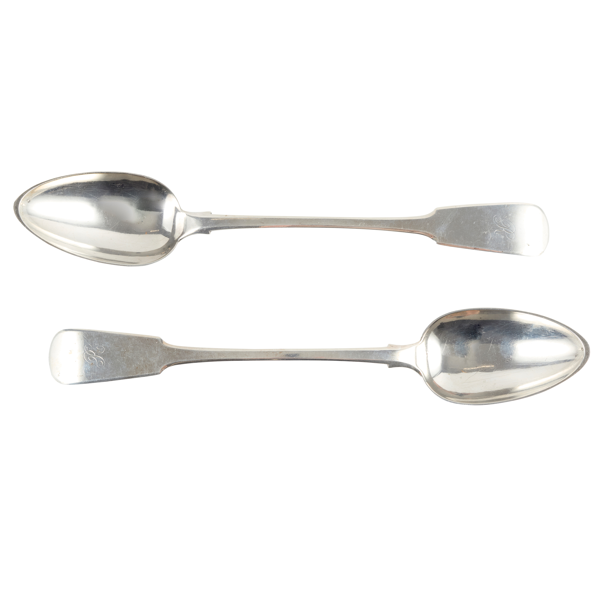ABERDEEN – A PAIR OF SCOTTISH PROVINCIAL GRAVY SPOONS