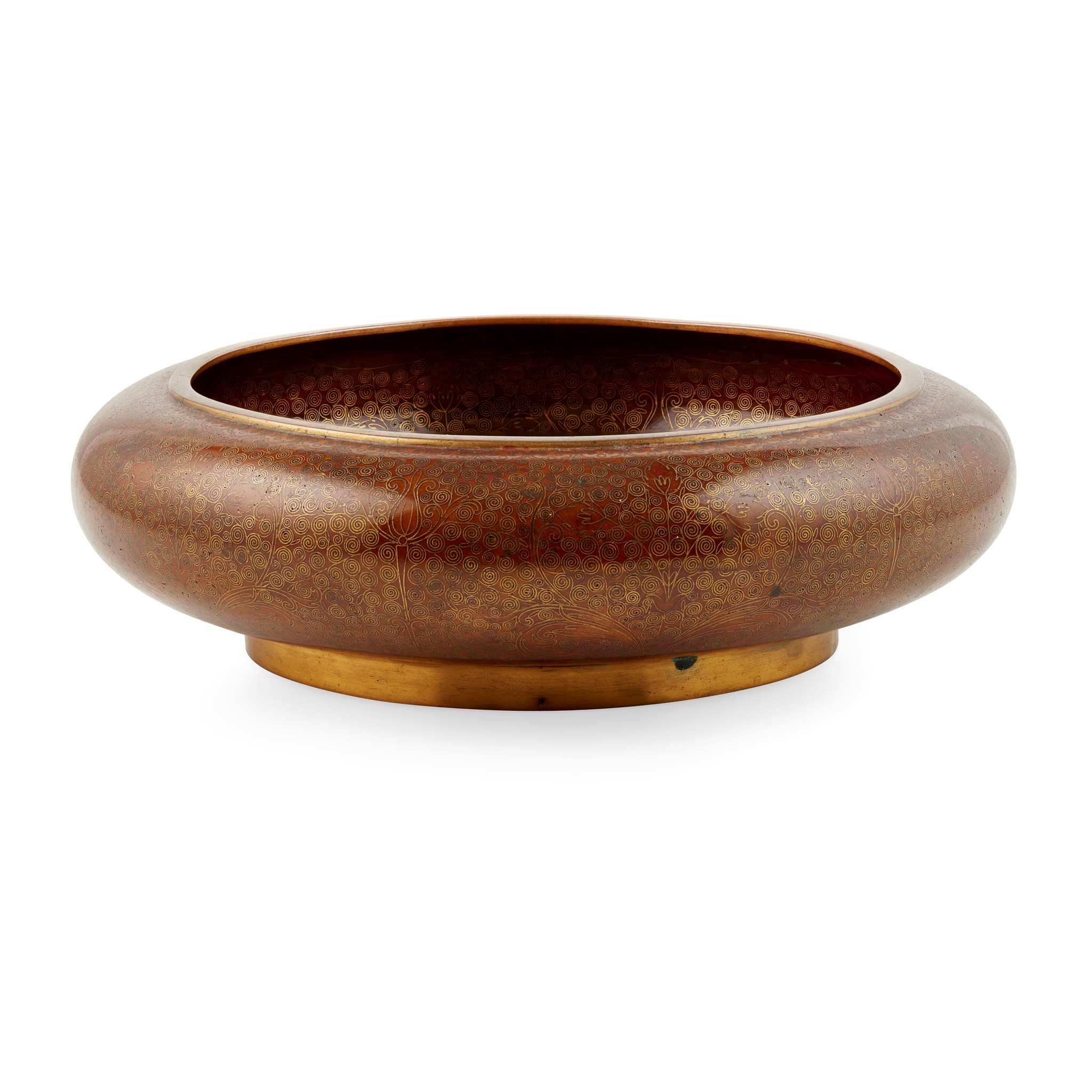 CLOISONNÉ ENAMEL BOWL