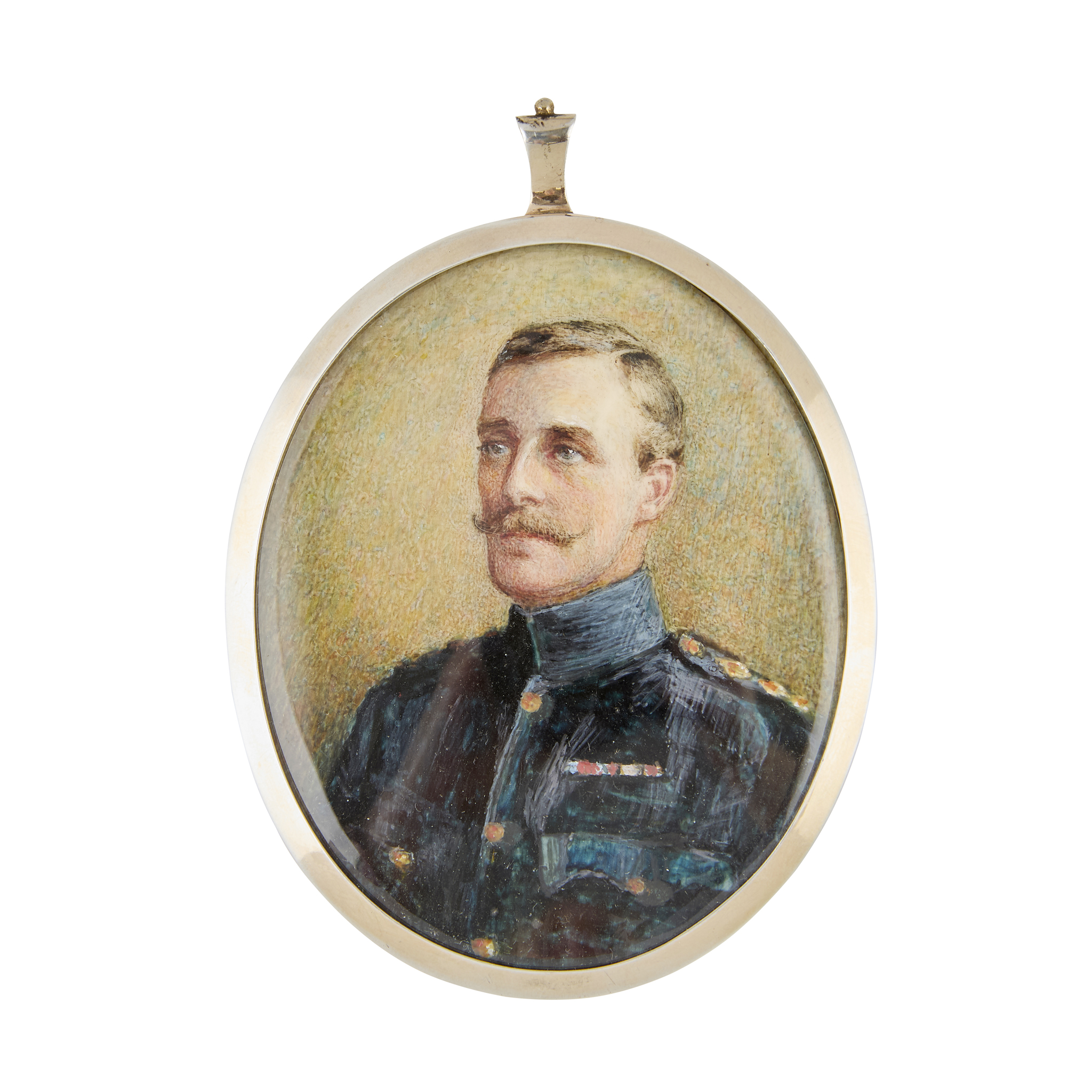 ENGLISH PORTRAIT MINIATURE OF AN OFFICER, BY MISS H B BUCKLEY (ENGLISH FL.1900-1915)