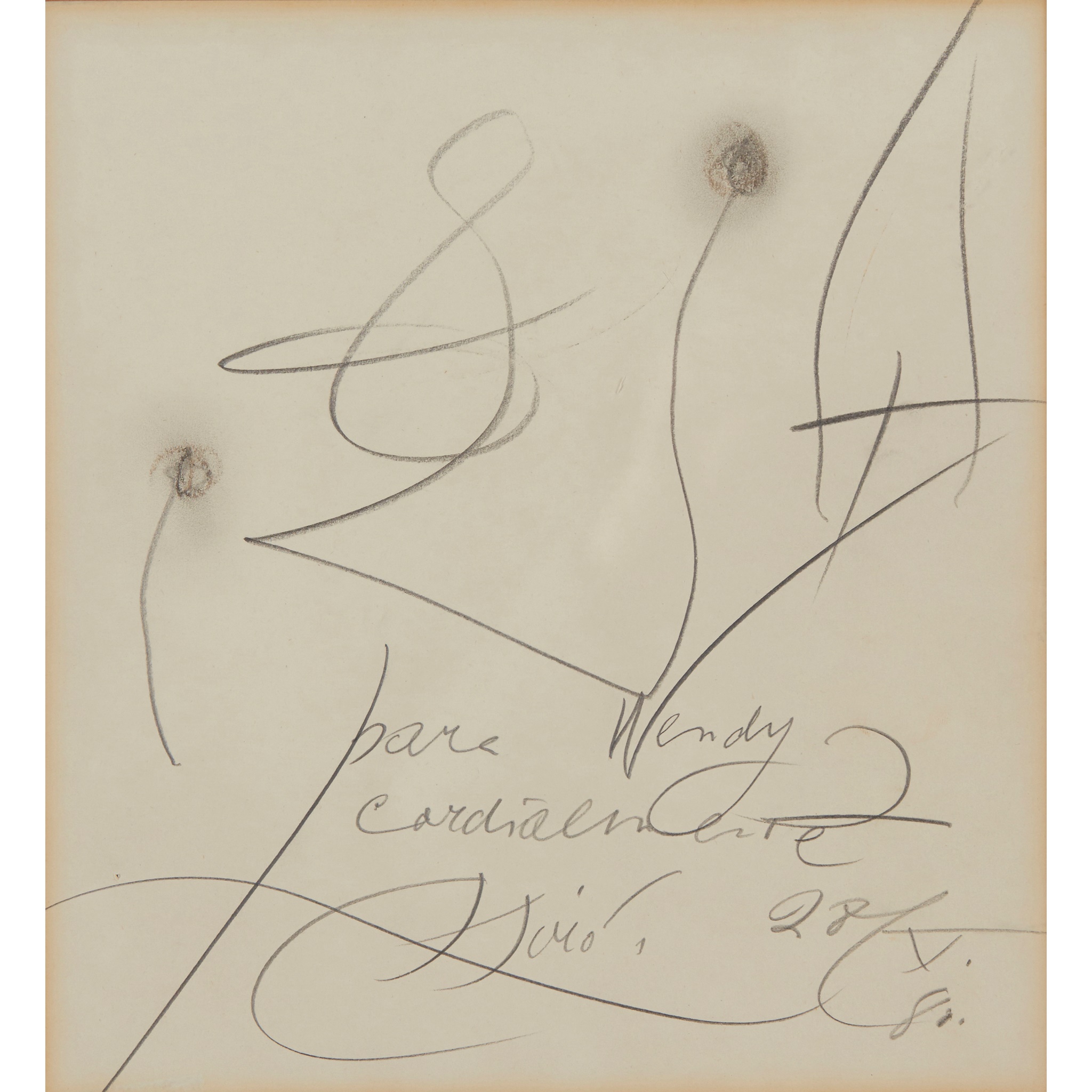 JOAN MIRO (SPANISH 1893-1983)