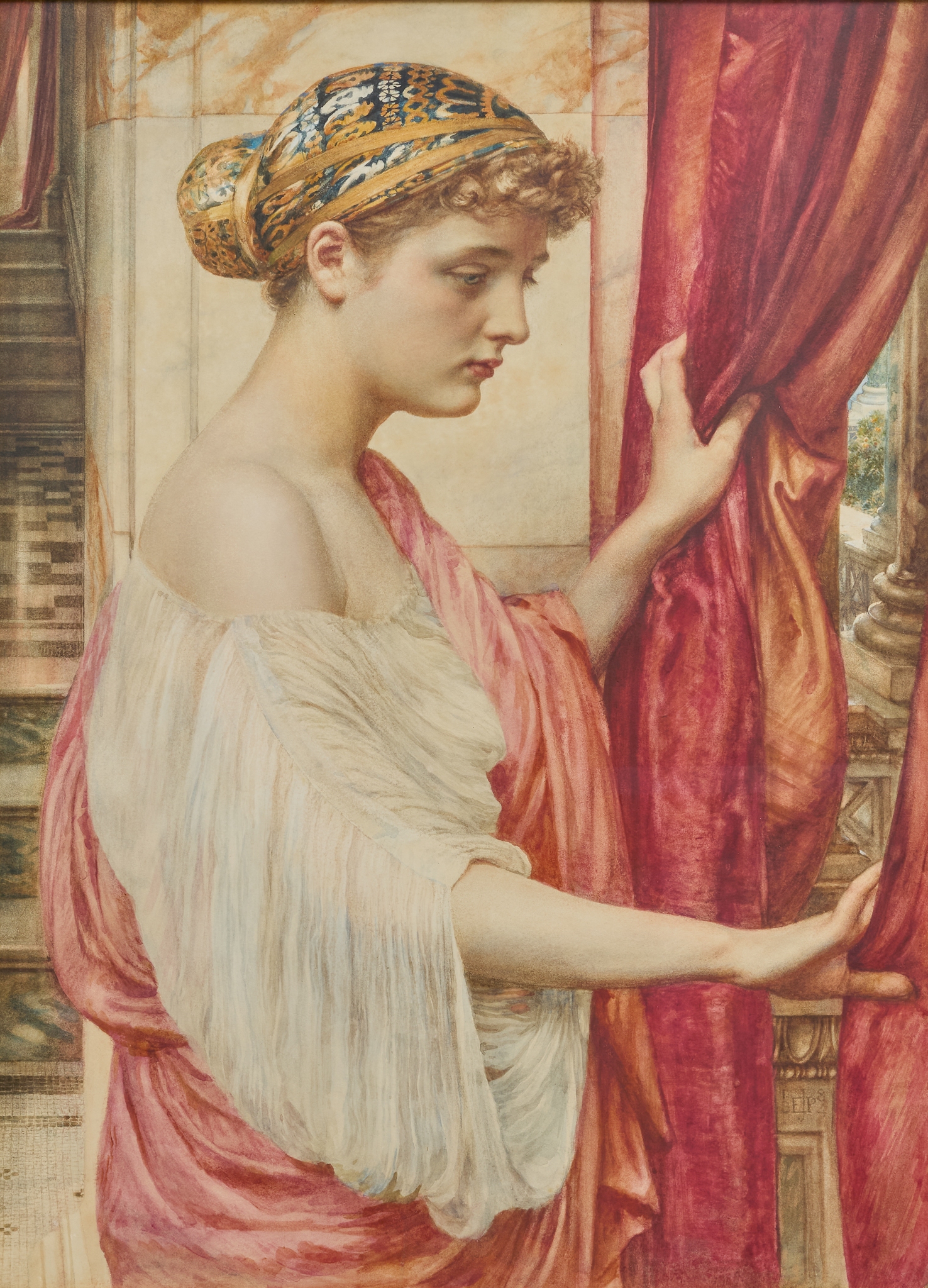 SIR EDWARD JOHN POYNTER BT., P.R.A., R.W.S. (BRITISH 1836-1919)