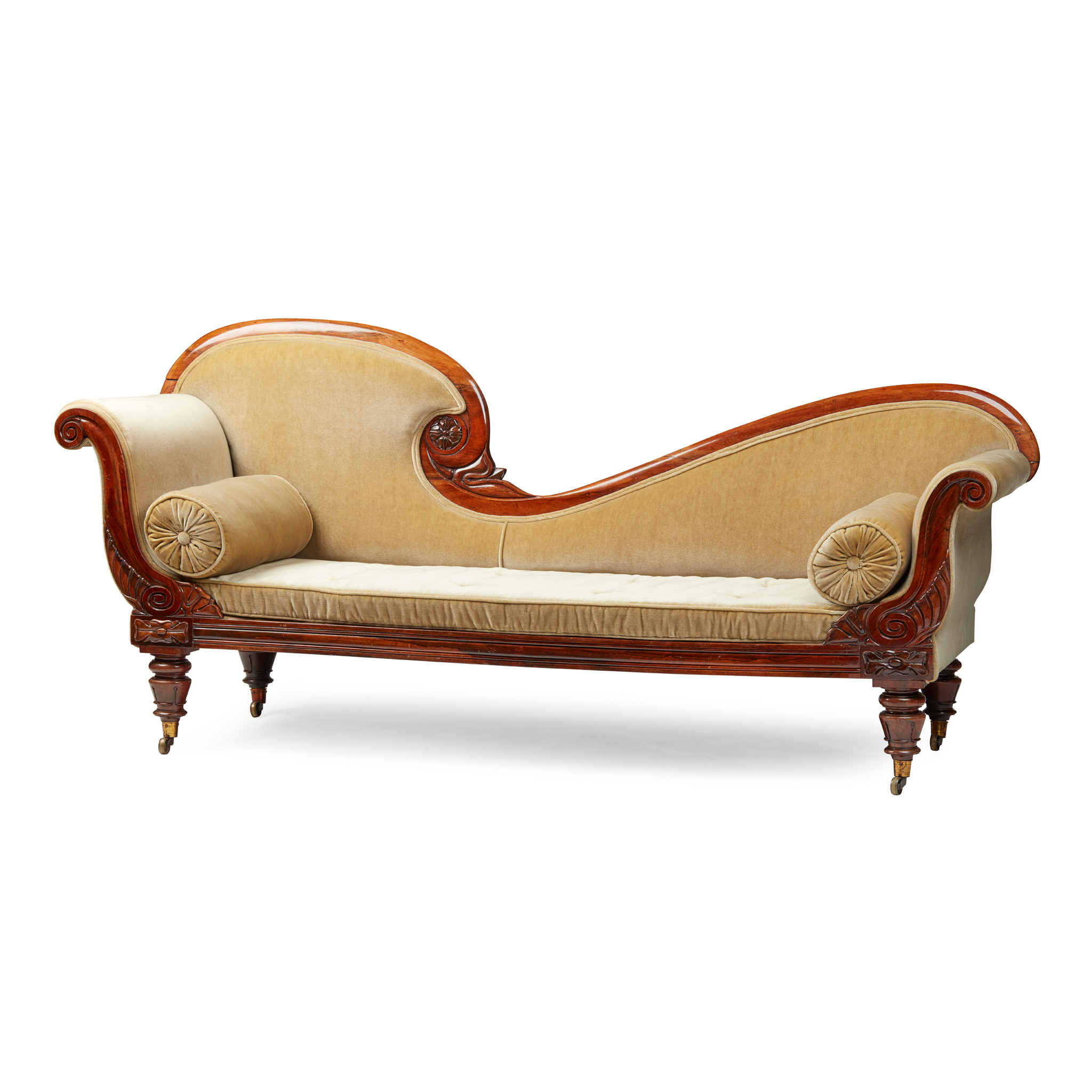 EARLY VICTORIAN ROSEWOOD SOFA