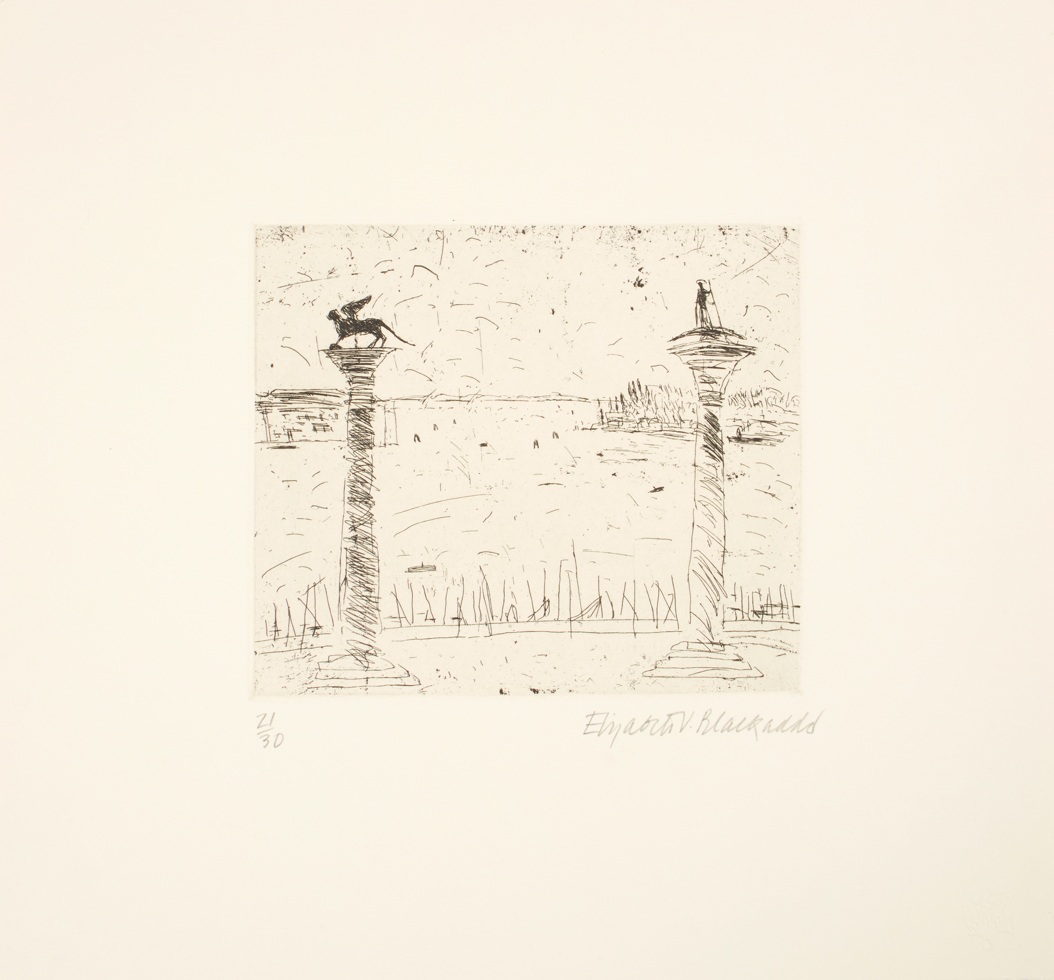 DAME ELIZABETH BLACKADDER O.B.E., R.A., R.S.A., R.S.W., R.G.I., D.Litt (SCOTTISH 1931-2021)