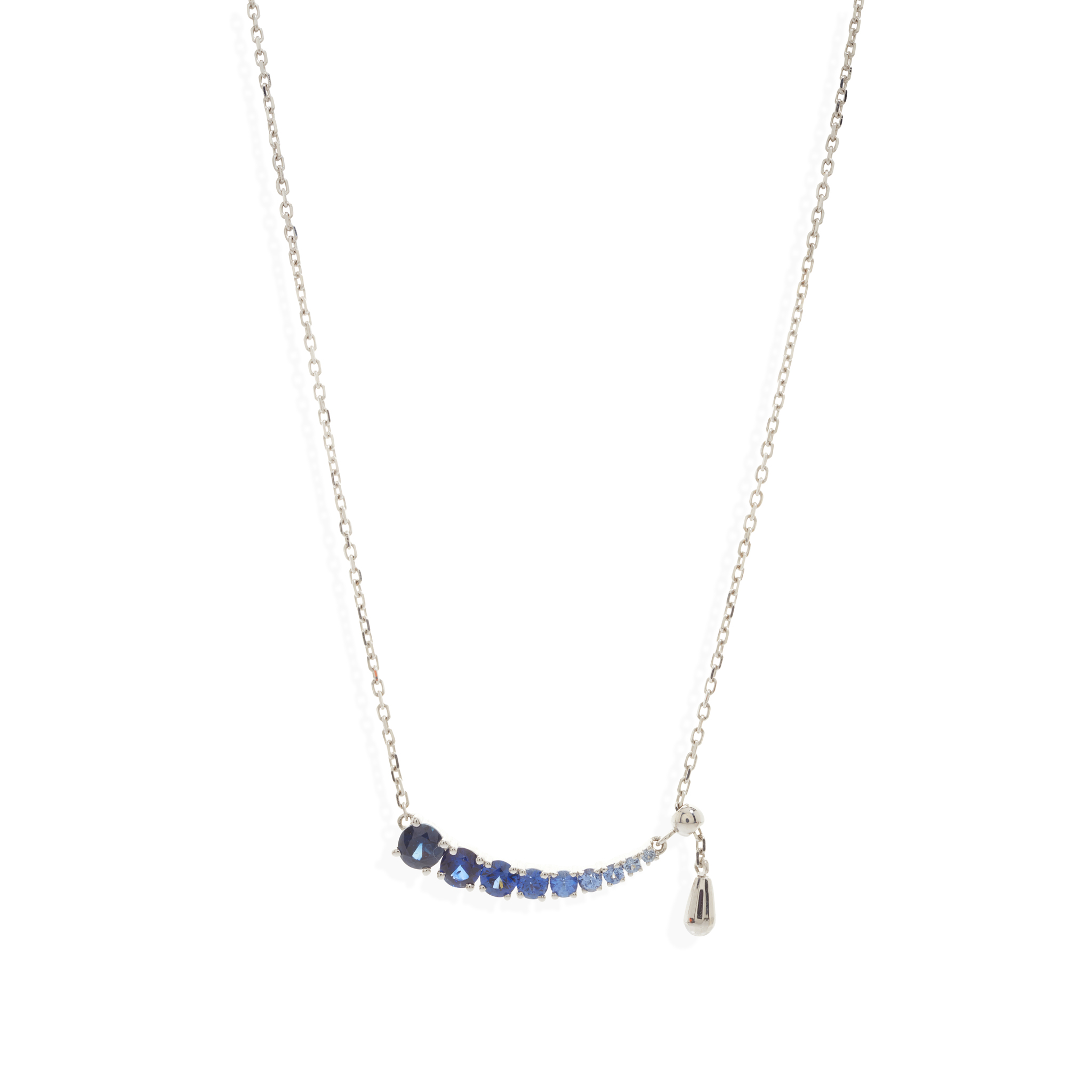 A sapphire necklace