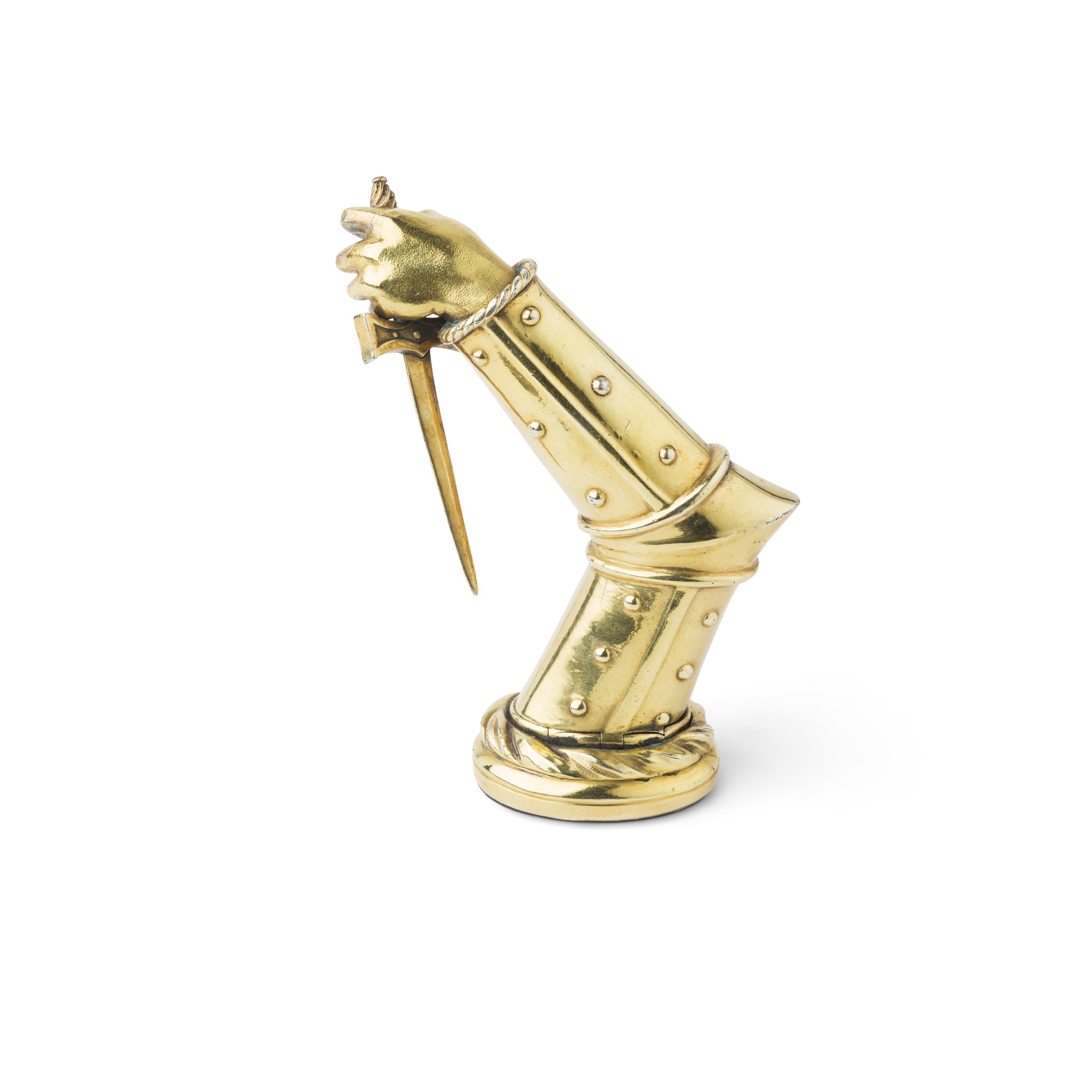 A WALLACE FAMILY FIGURAL DESK SEAL