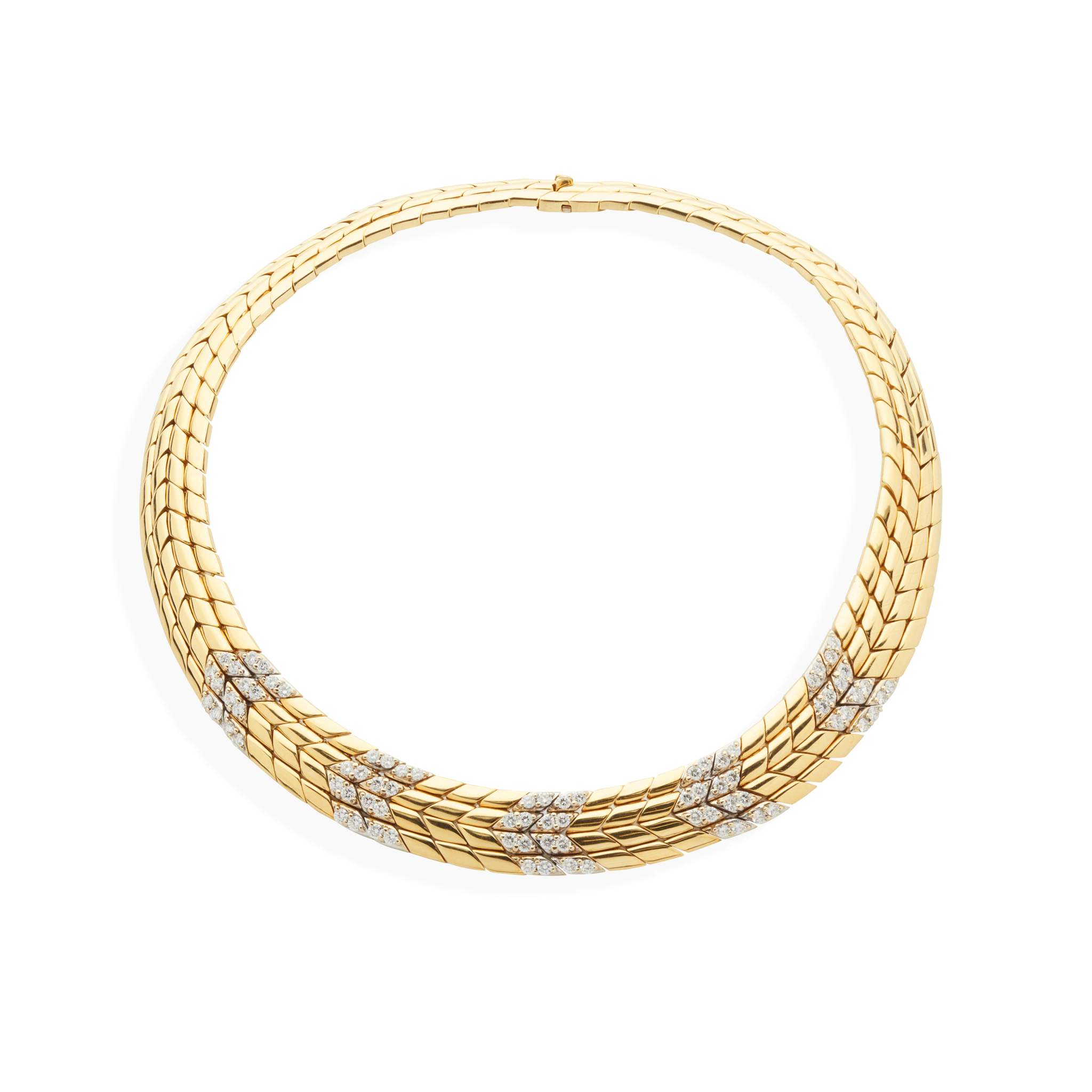Picchiotti: An 18ct gold diamond necklace