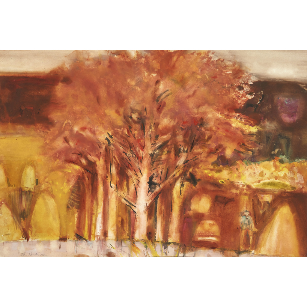 JOHN HOUSTON O.B.E., R.S.A., R.S.W., R.G.I., S.S.A. (SCOTTISH 1930-2008)