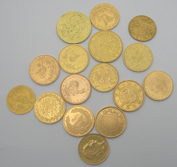 MIXED GOLD COINS
