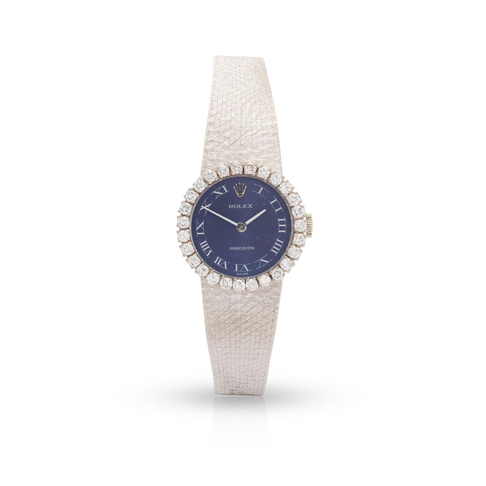 Rolex: a diamond-set wristwatch