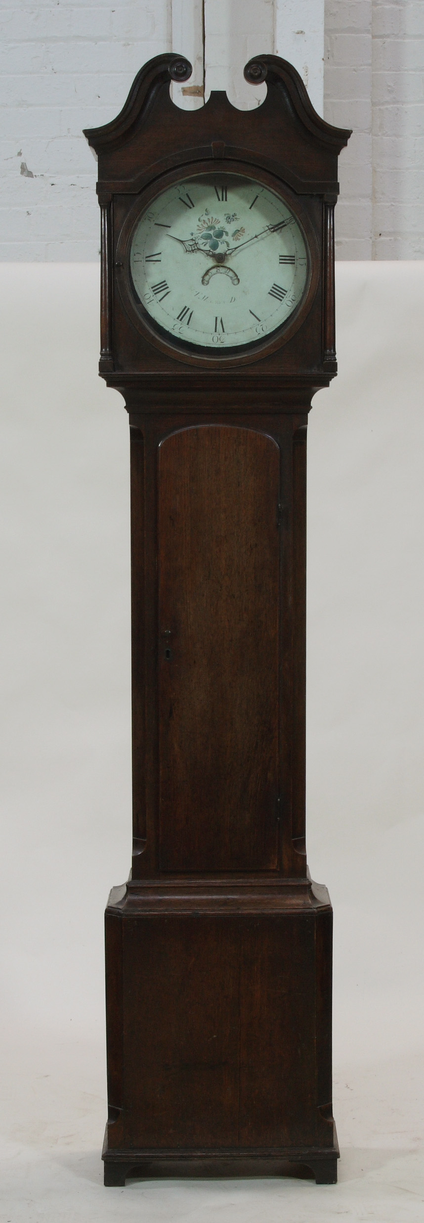 A George III oak longcase clock