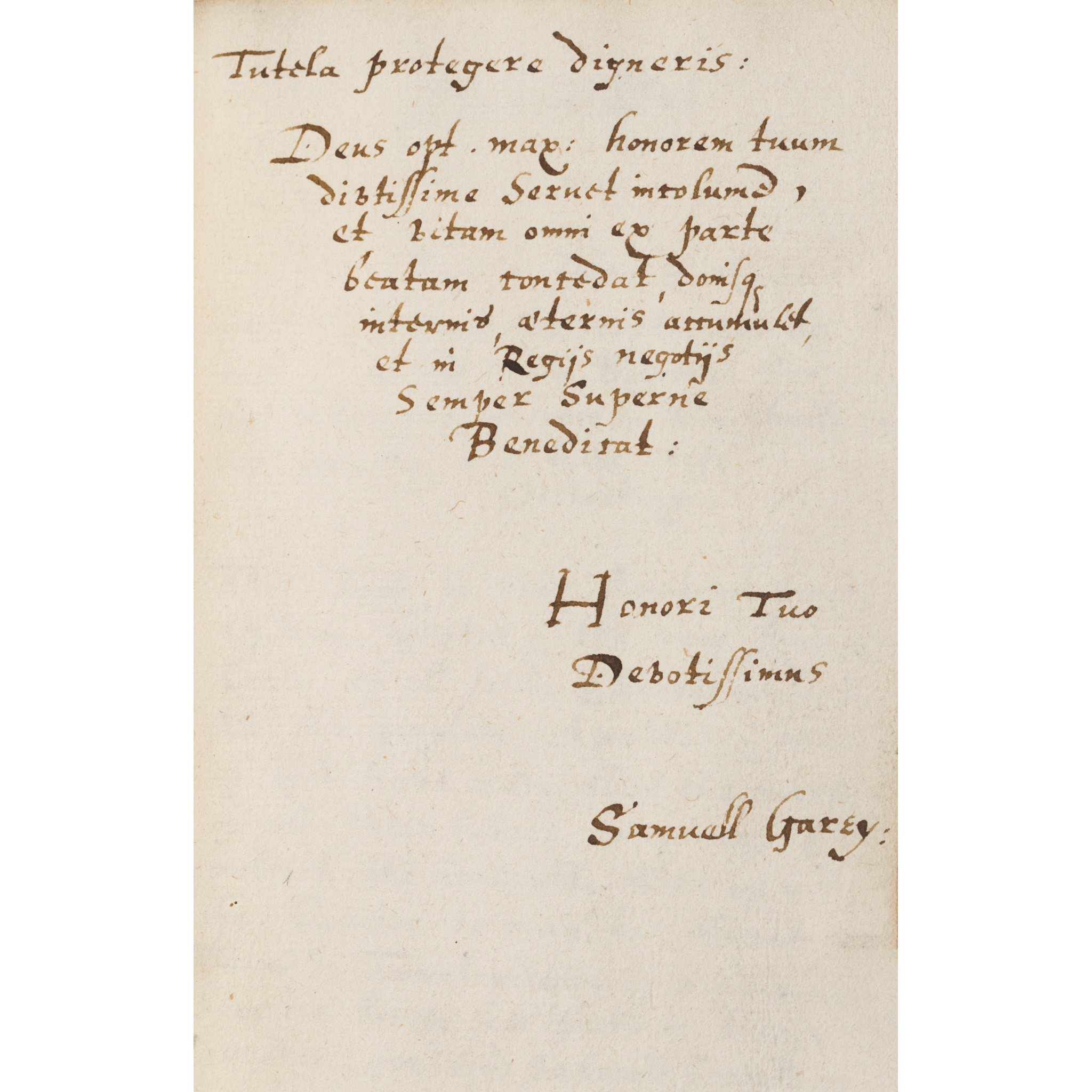 Puritanism; Samuel Garey (1582/3-1646)