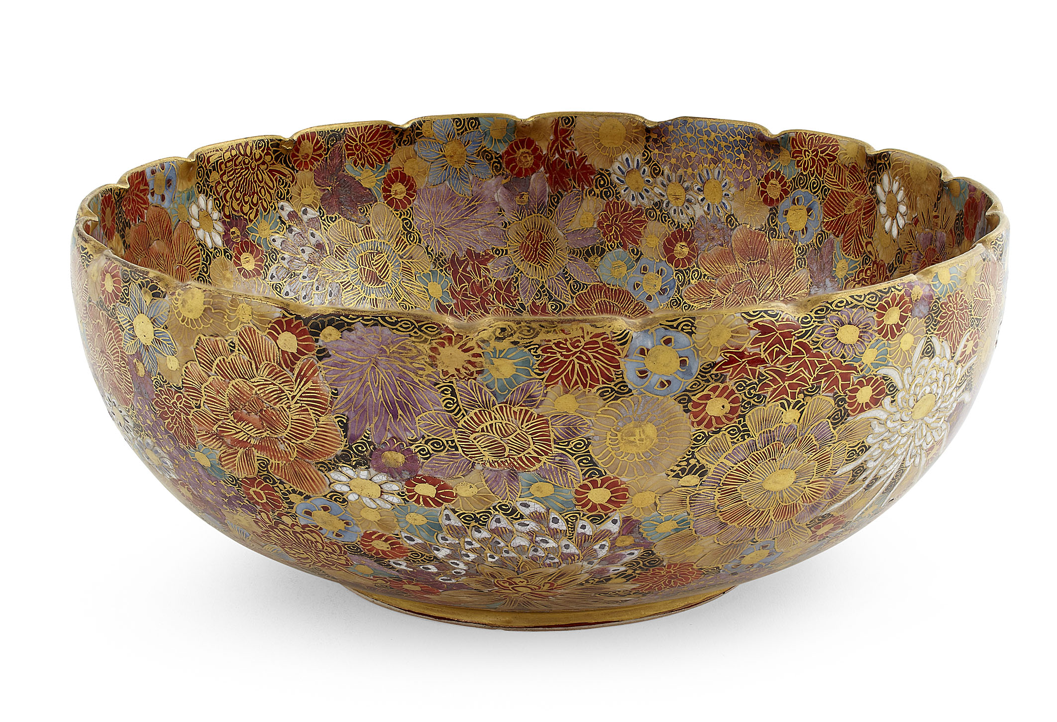 SATSUMA EARTHENWARE BOWL
