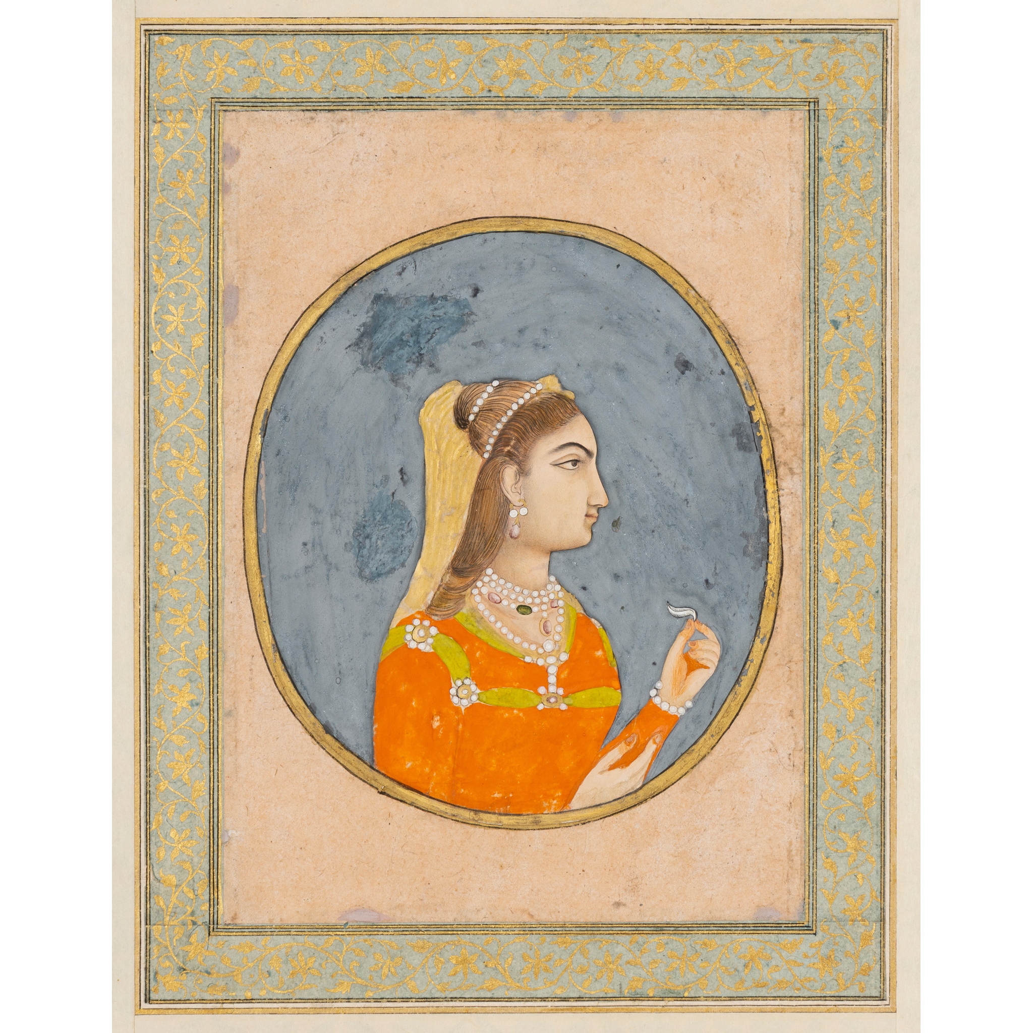 A PORTRAIT OF AN EUROPEAN NOBLE LADY