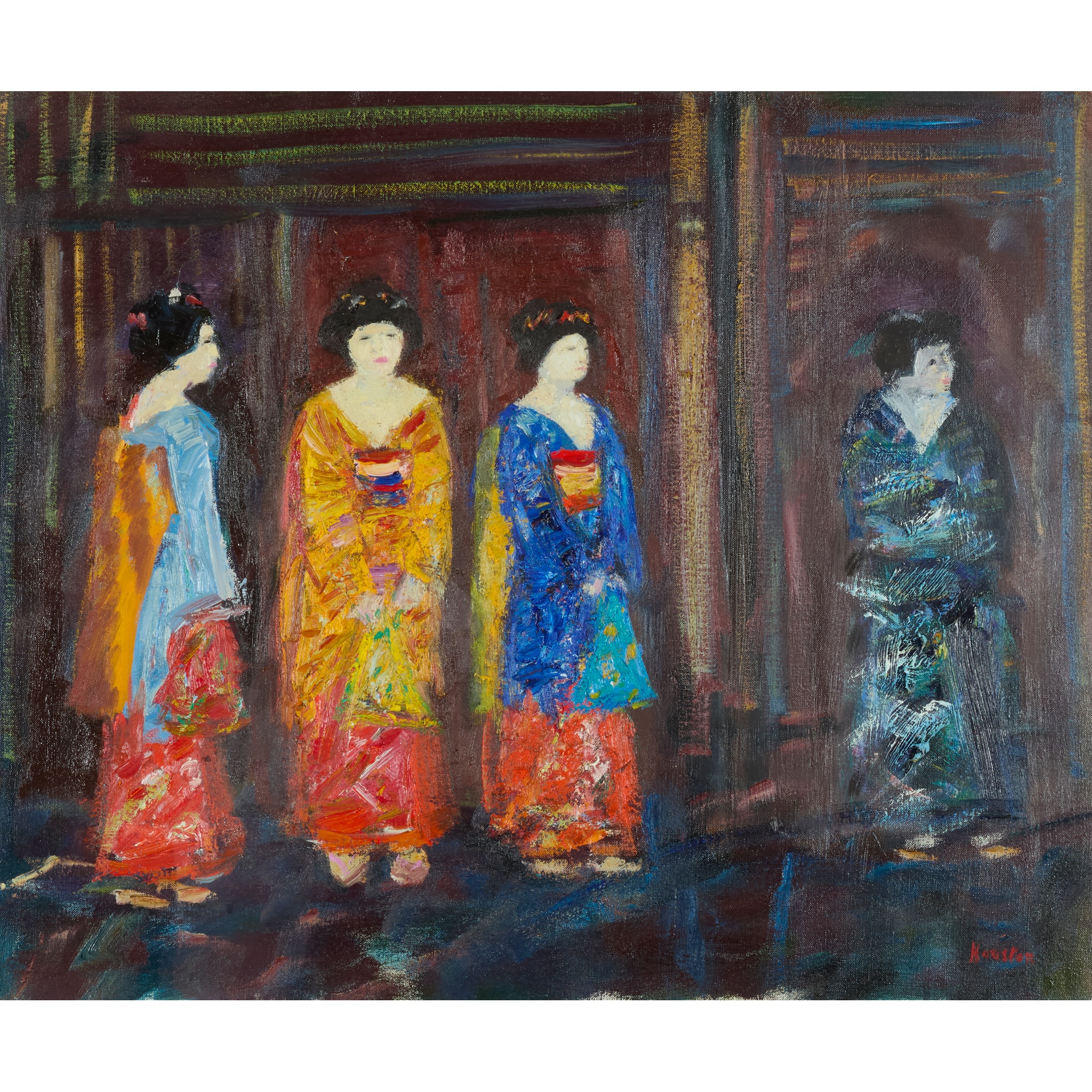 JOHN HOUSTON R.S.A., R.S.W., S.S.A. (SCOTTISH 1930-2008)