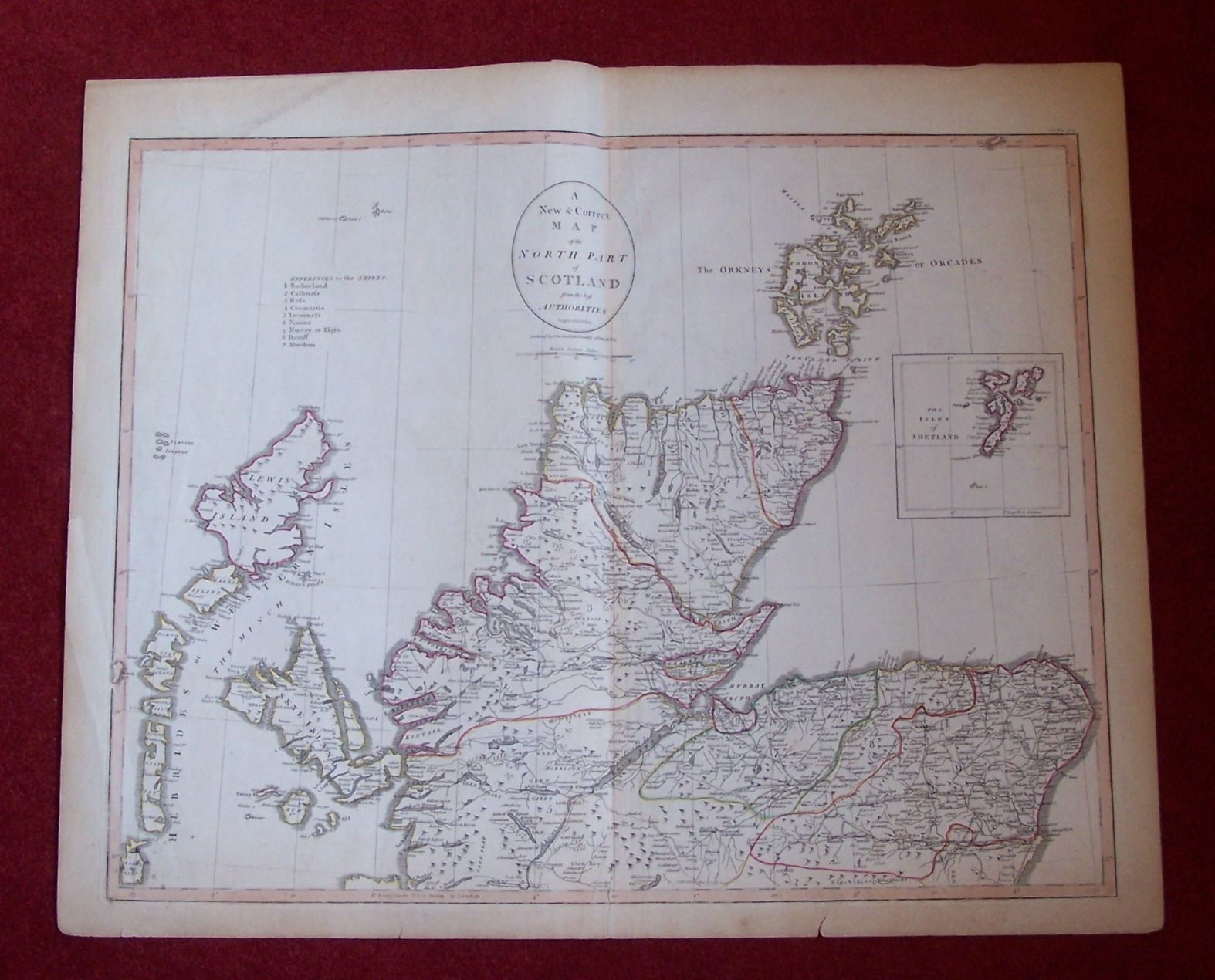 Cary, John. SALEROOM NOTICE: THERE ARE 4 OTHER MAPS OF SCOTLAND, NOT 6 AS CATALOGUED.