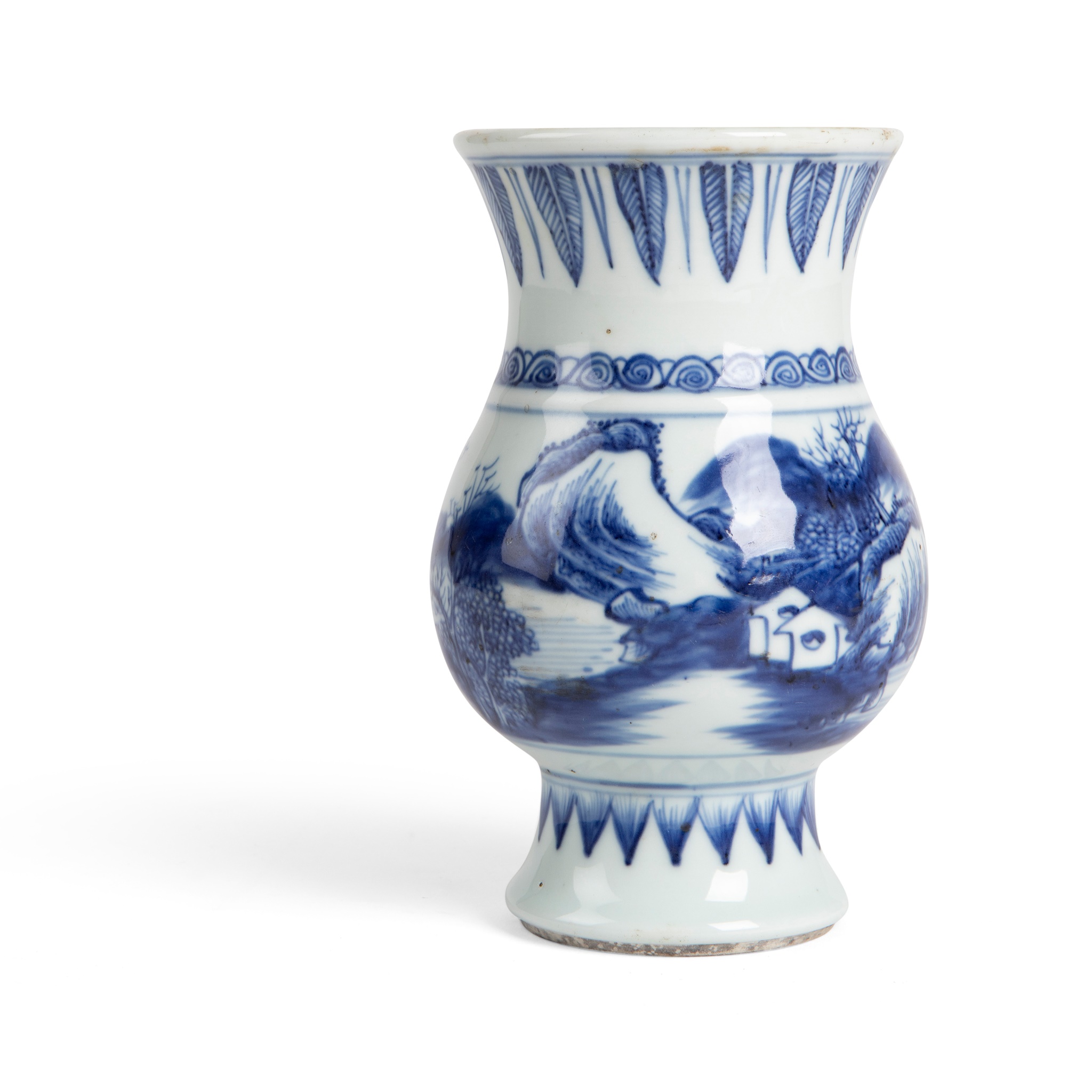 BLUE AND WHITE VASE