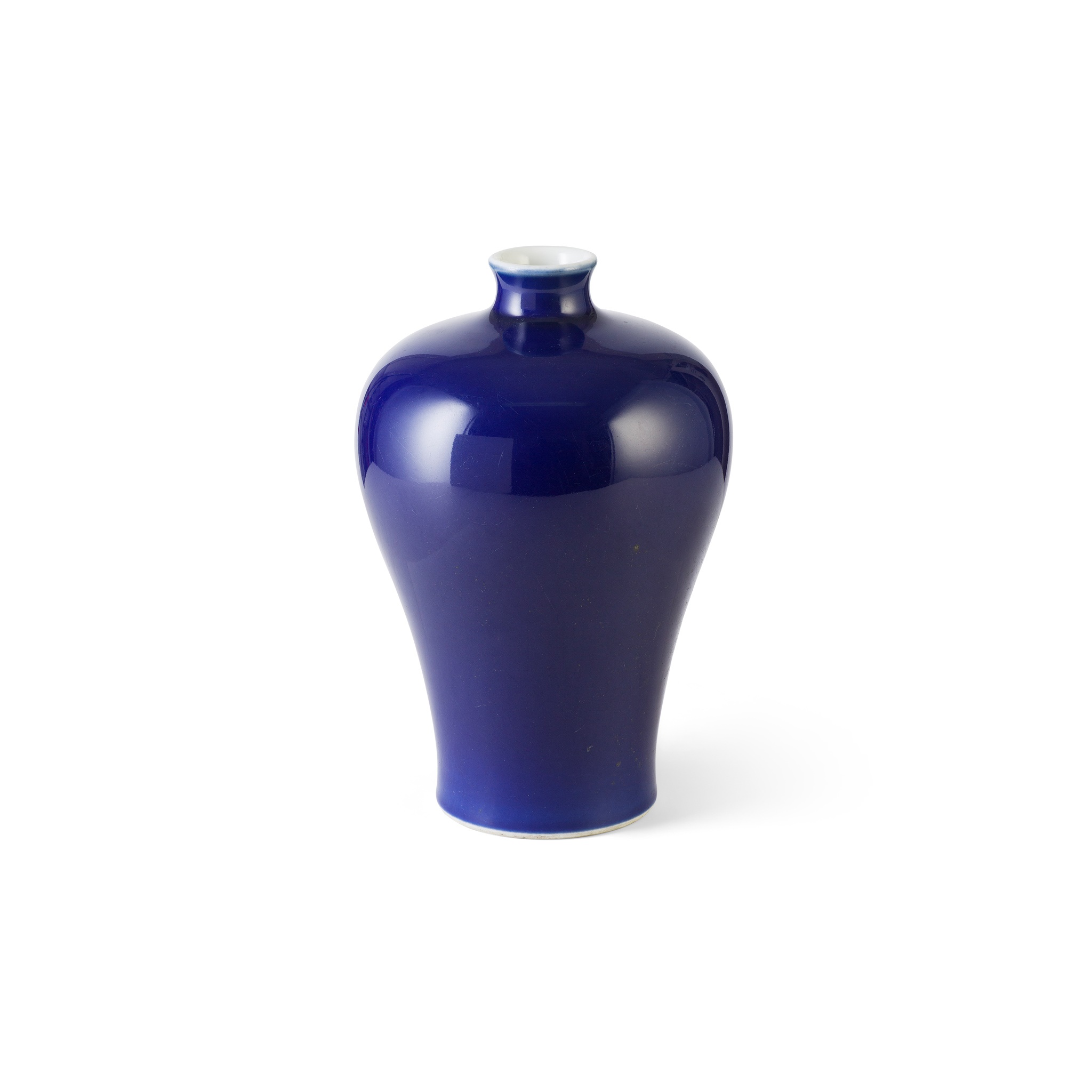 BLUE-GLAZED MEIPING VASE