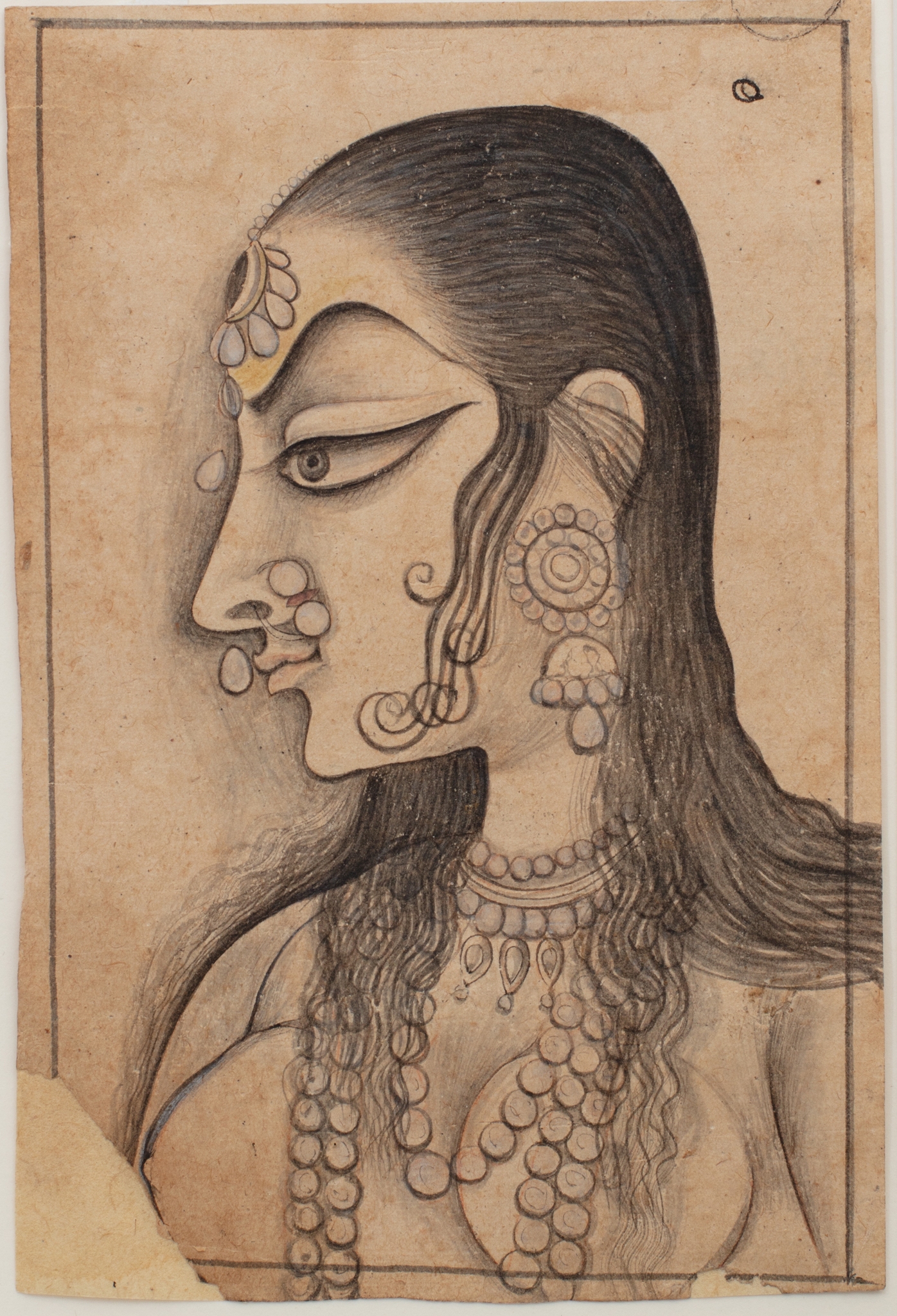 A PORTRAIT OF A BEJEWELLED LADY