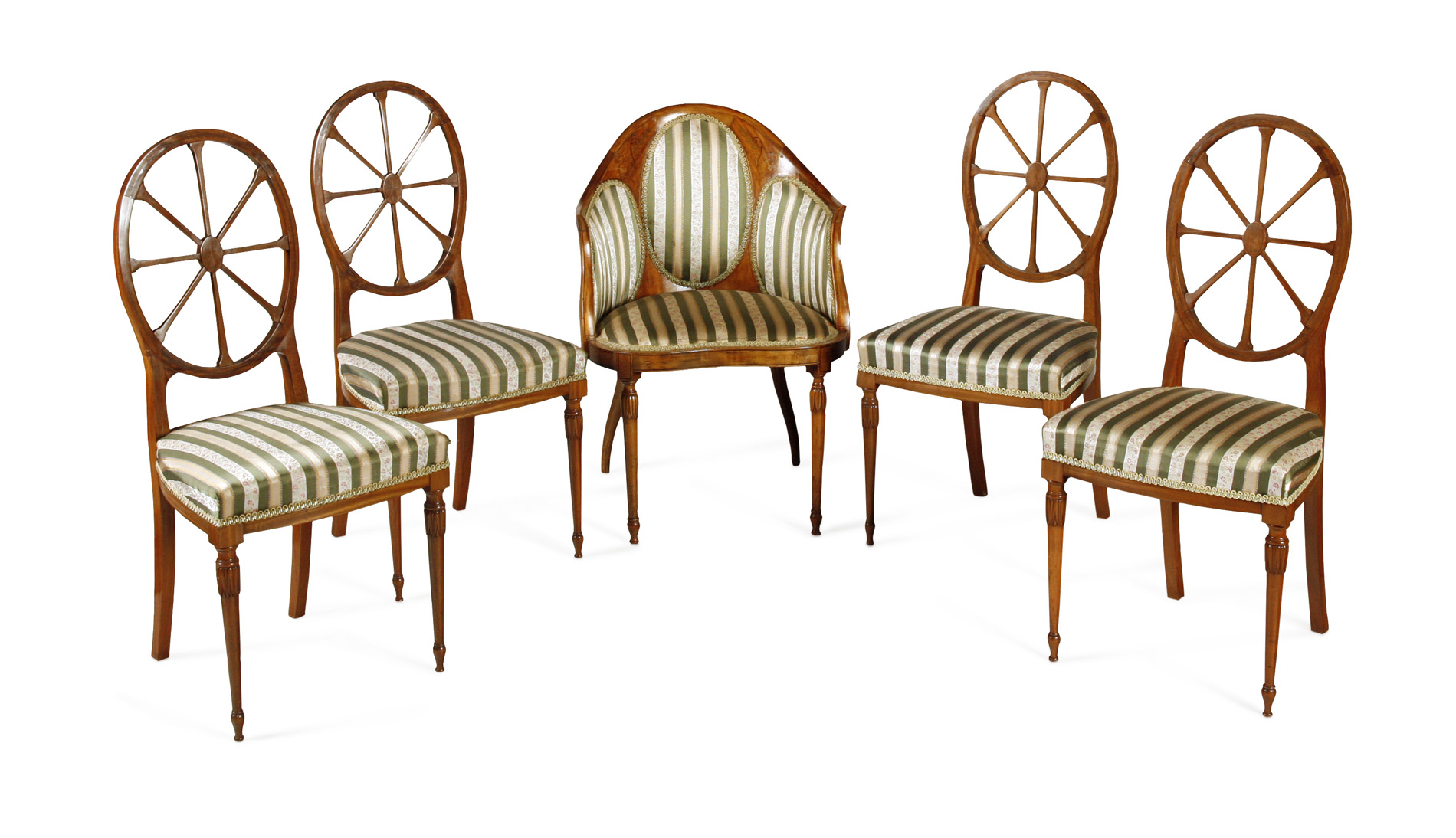 EDWARDIAN FIVE PIECE PARLOUR SUITE
