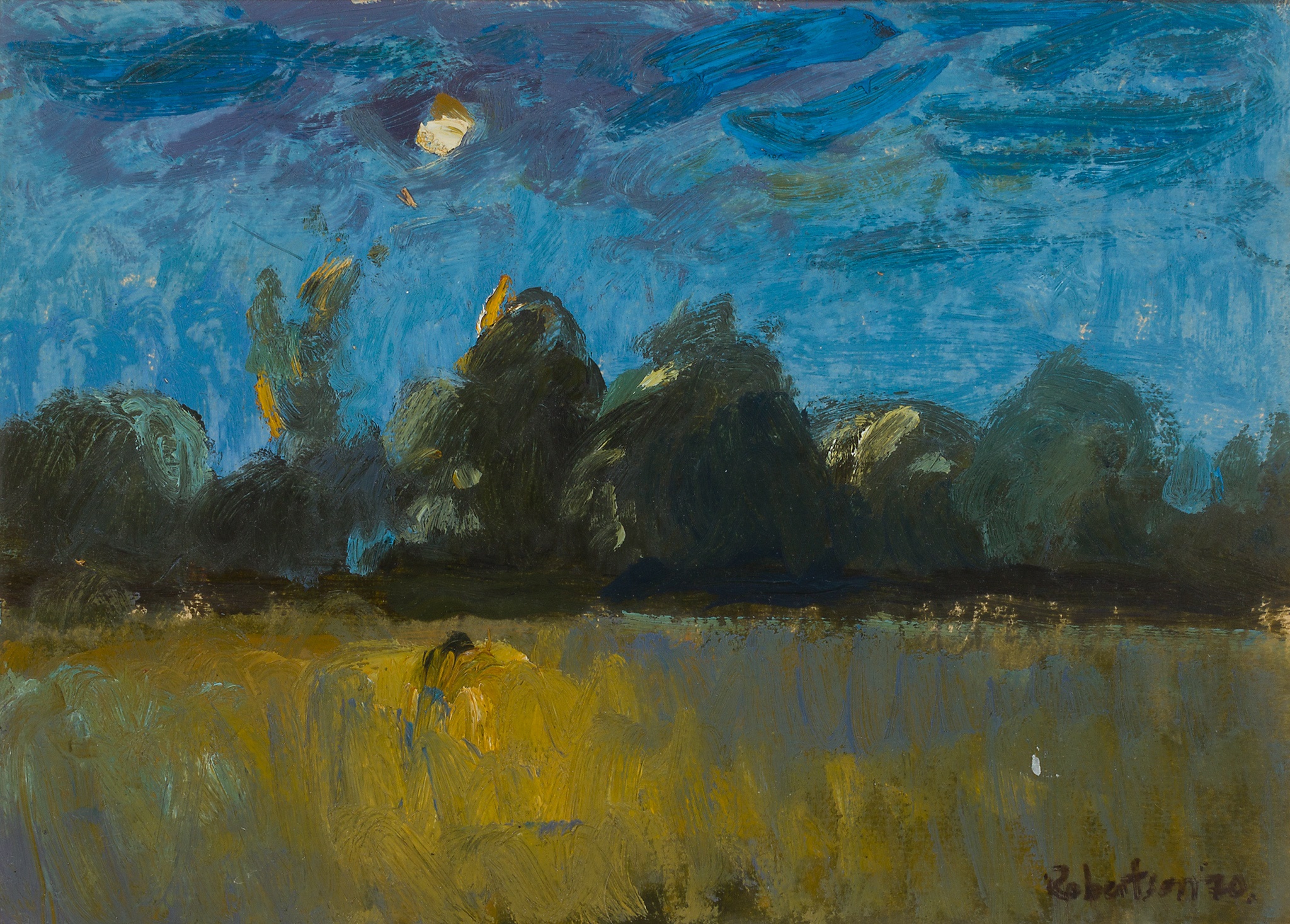 JAMES DOWNIE ROBERTSON R.S.A.,R.S.W.,R.G.I. (SCOTTISH B.1931)