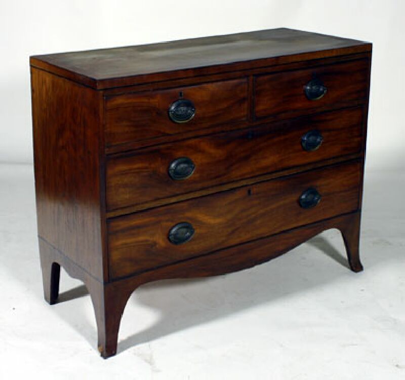 A Regency mahogany chest
