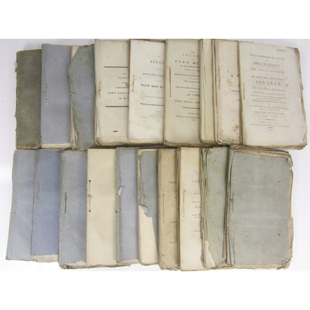 Irish Pamphlets - Anglo-Irish Acts of Union, a quantity, including Irish Independence,