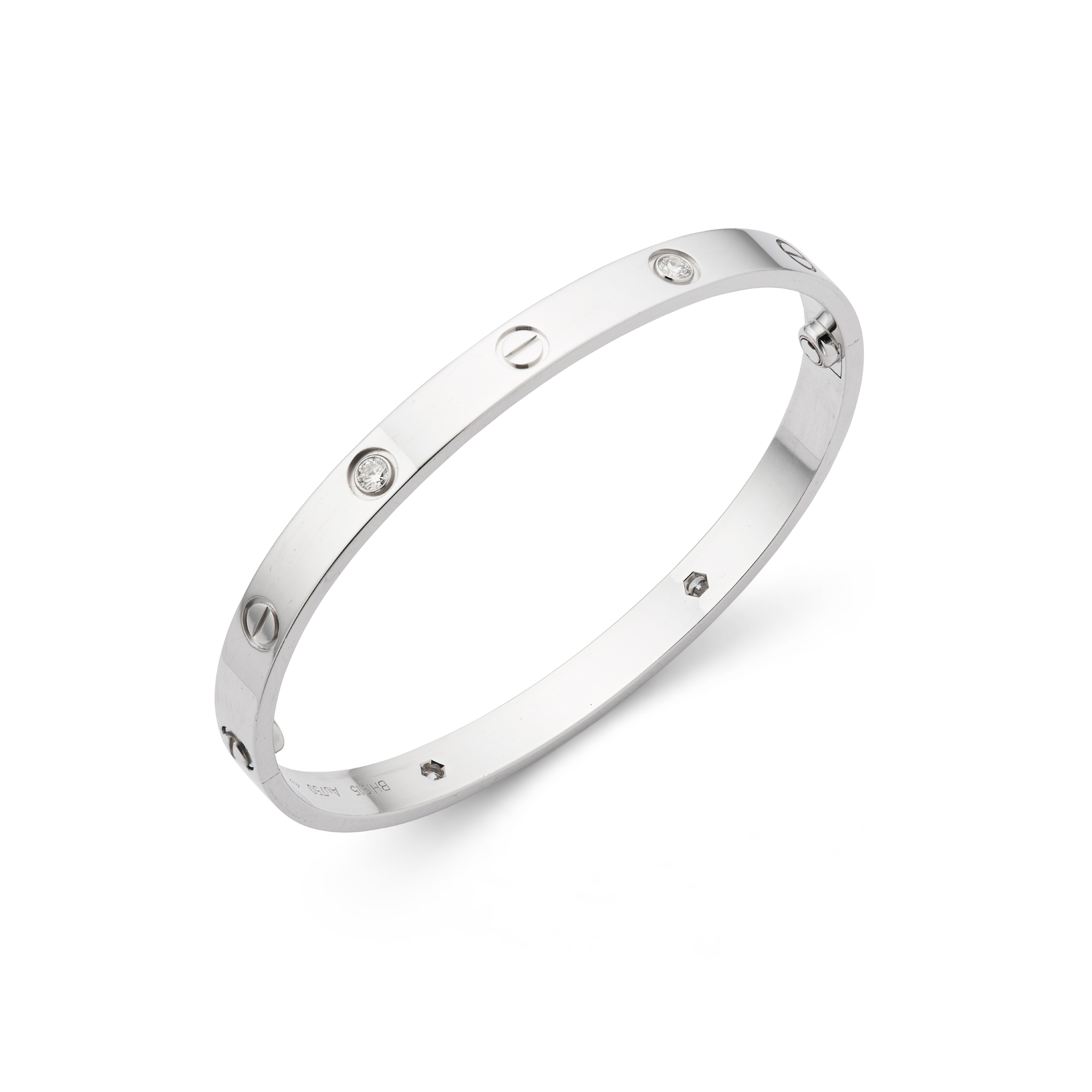 Cartier: A diamond 'Love' bangle