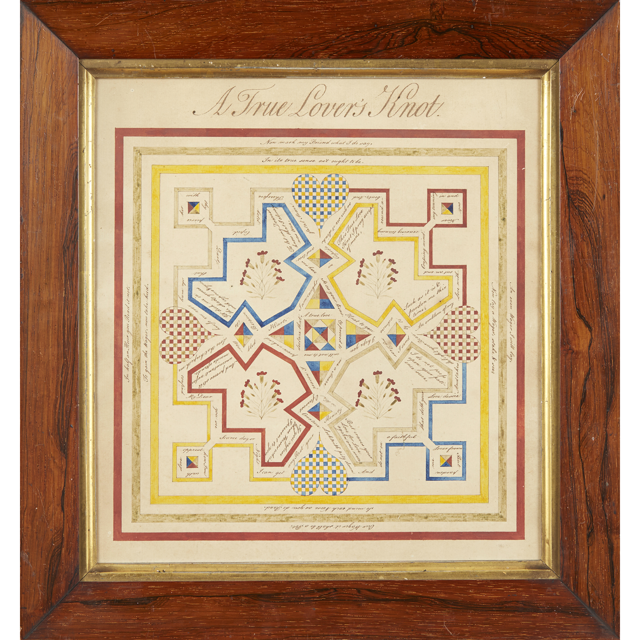 REGENCY 'LOVERS' KNOT' PUZZLE PURSE