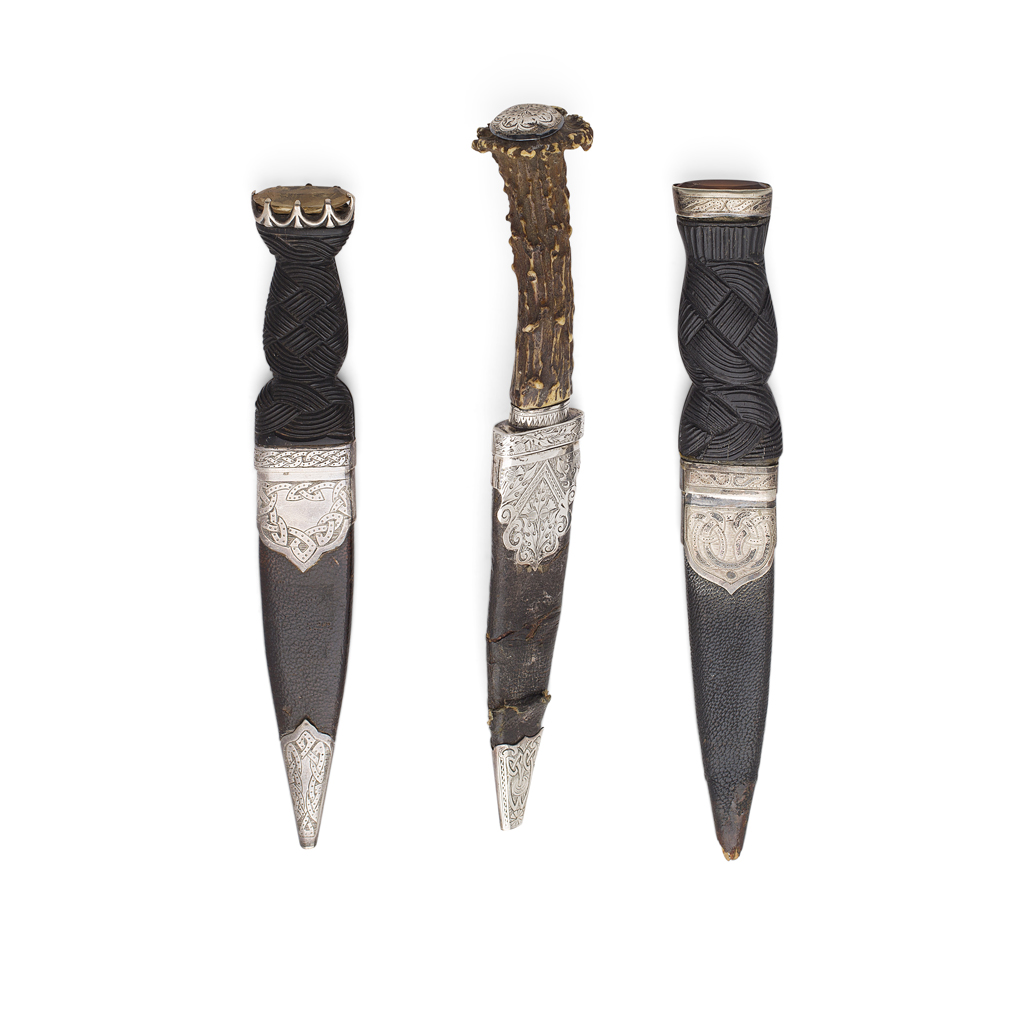 A GROUP OF CIVILIAN SGIAN DUBHS