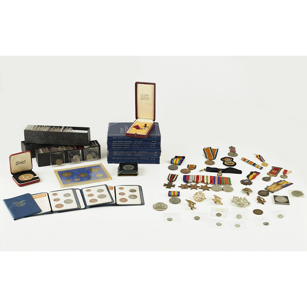 GB and other countries - A mixed collection of coins