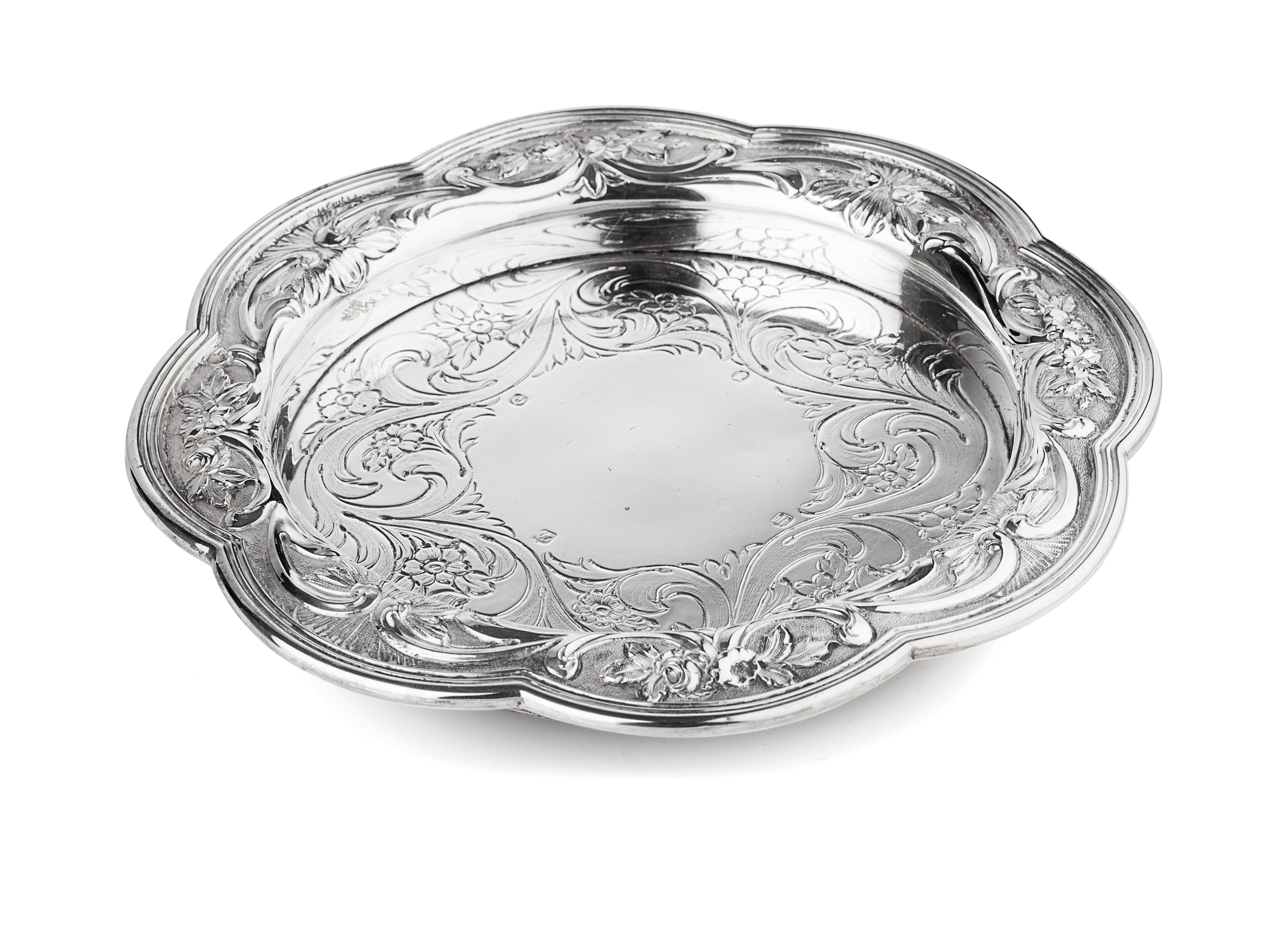 A George IV wine coaster