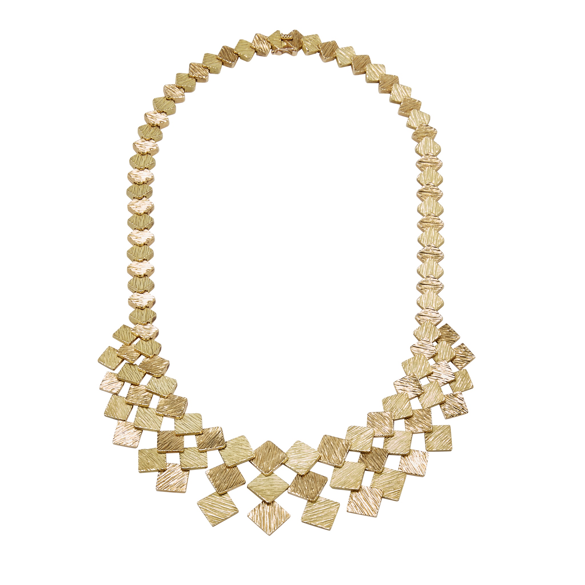 A mid-20th century French gold necklace