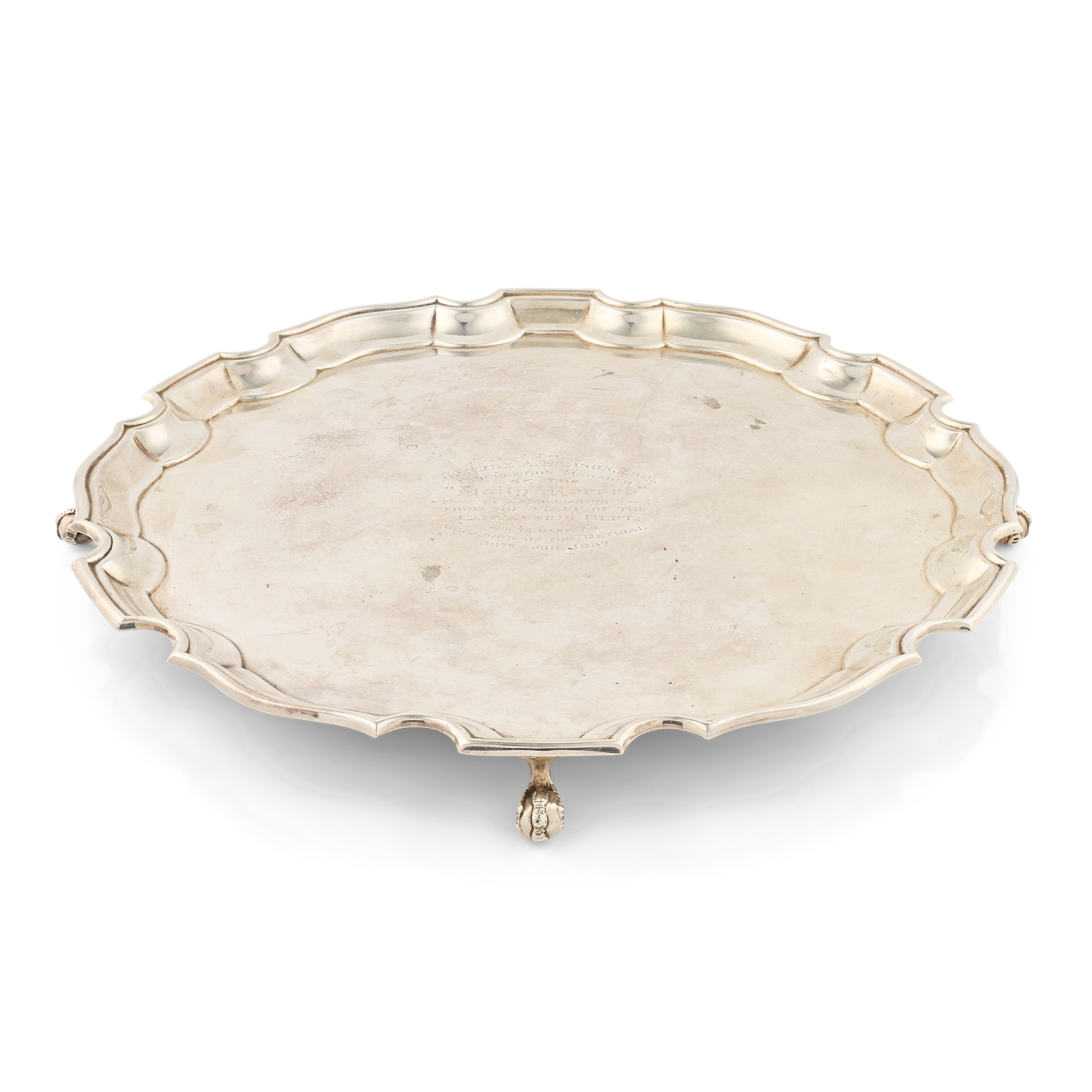 A 1930s SALVER