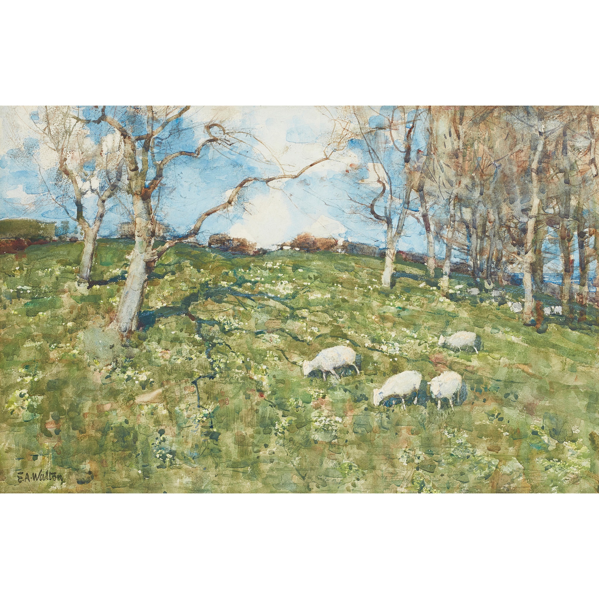 EDWARD ARTHUR WALTON R.S.A., R.S.W., R.W.S (SCOTTISH 1860-1922)
