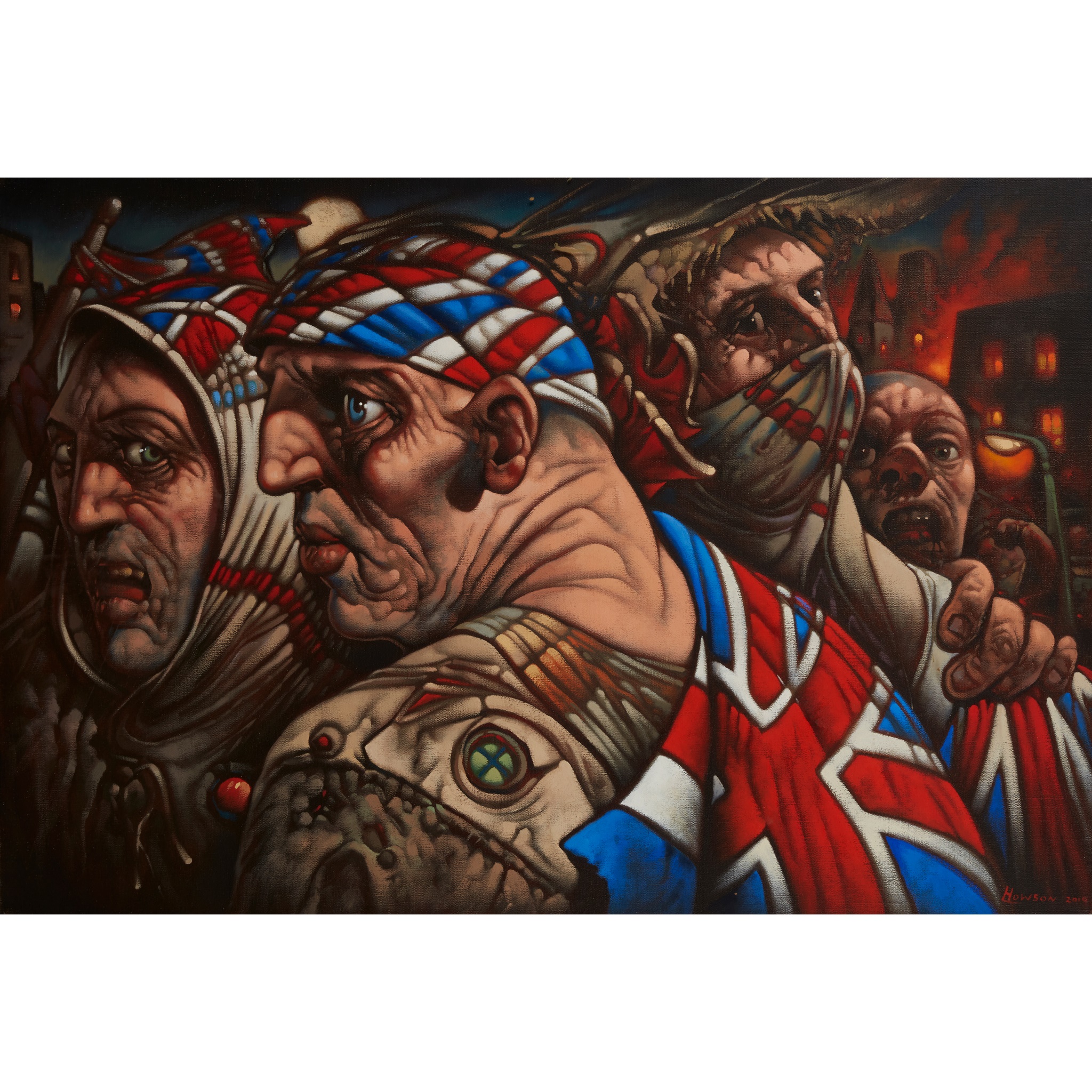 PETER HOWSON O.B.E. (SCOTTISH 1958-)