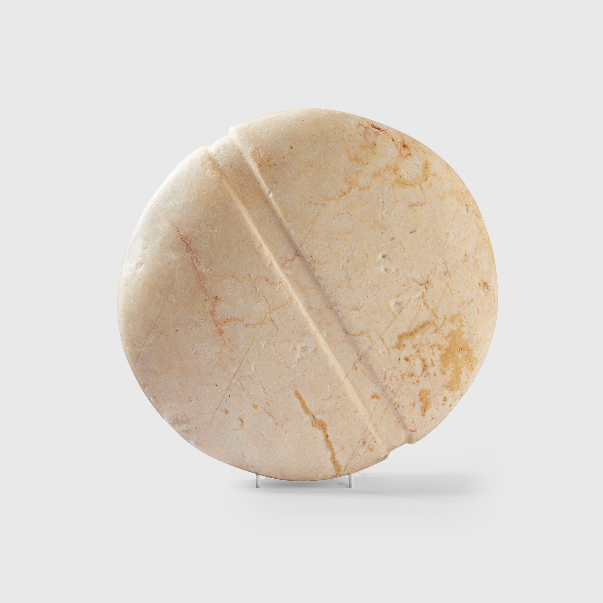 BACTRIAN ALABASTER DISC IDOL
