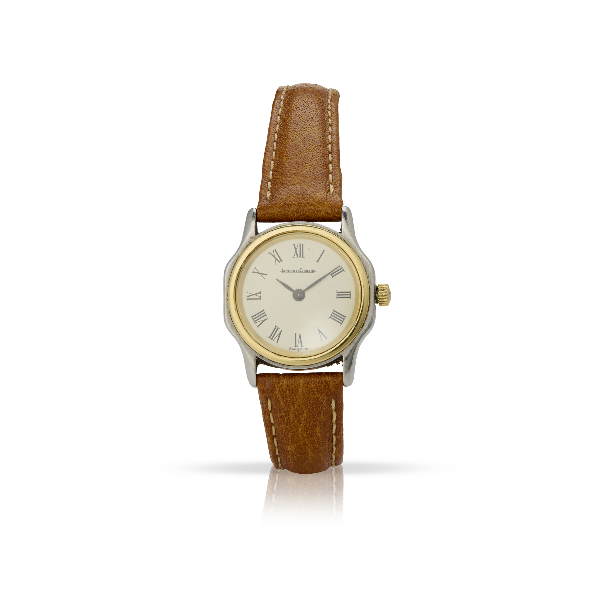 Jaeger LeCoultre. A Ladies stainless steel two-tone quartz wristwatch