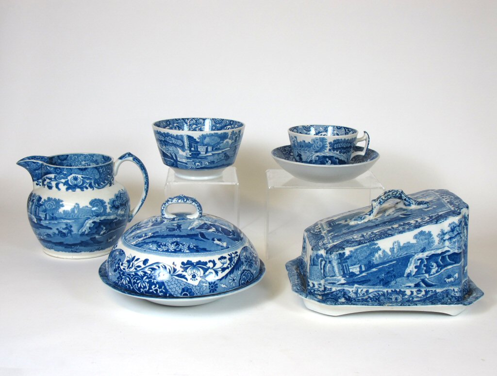An early 20th century collection of Copeland Spode 'Italian' pattern wares