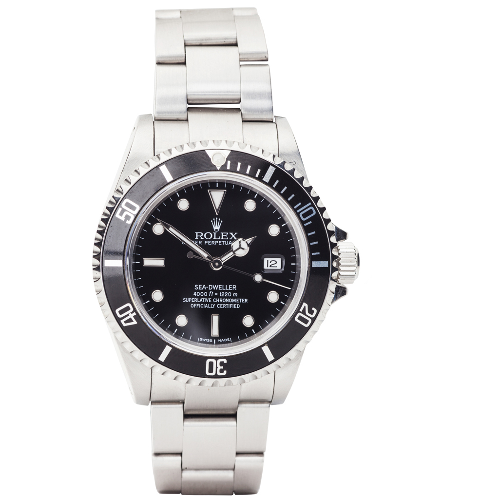 ROLEX - A gentleman's stainless steel wrist watch, Sea Dweller