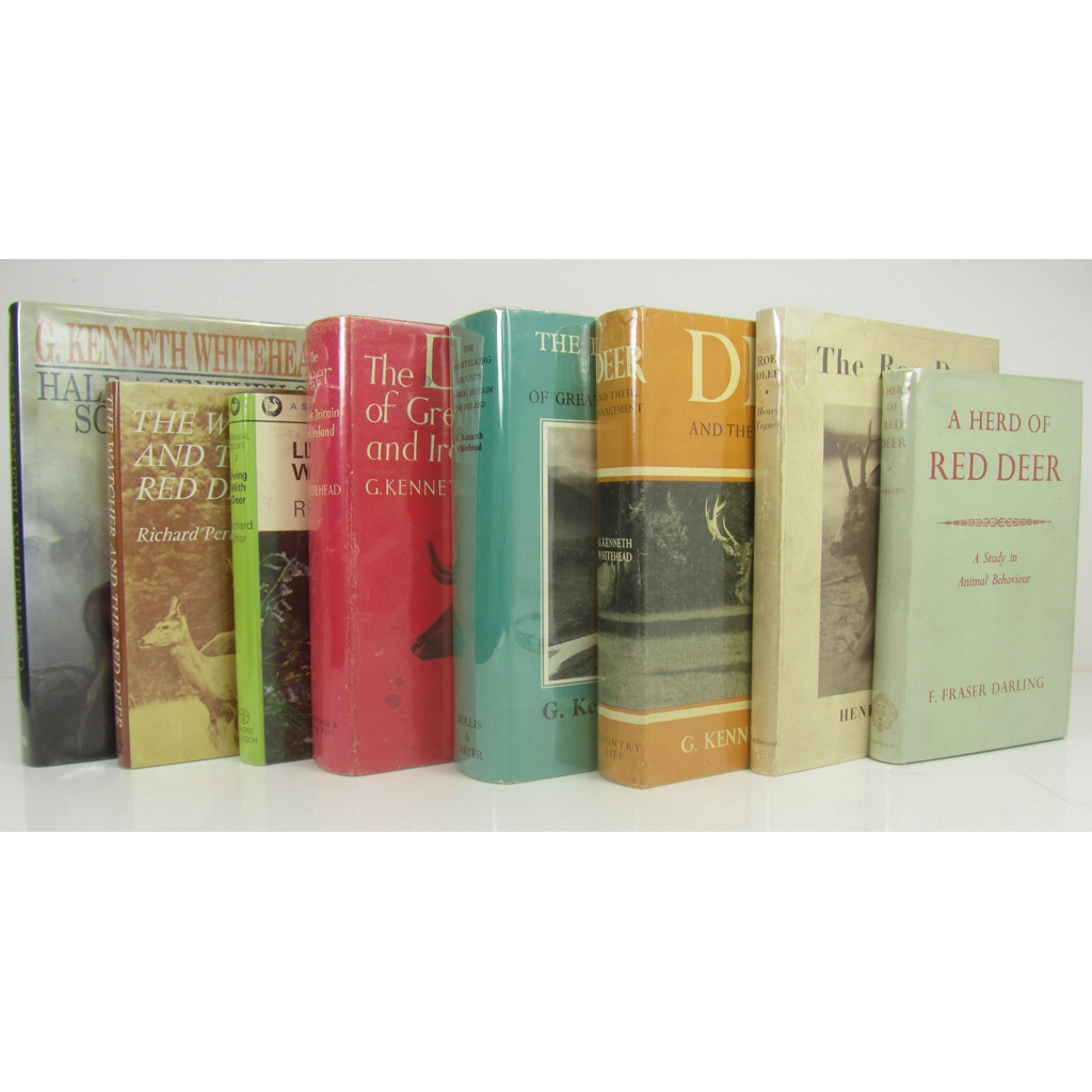 Deers and Deerstalking, 8 volumes, including Whitehead, G.K.