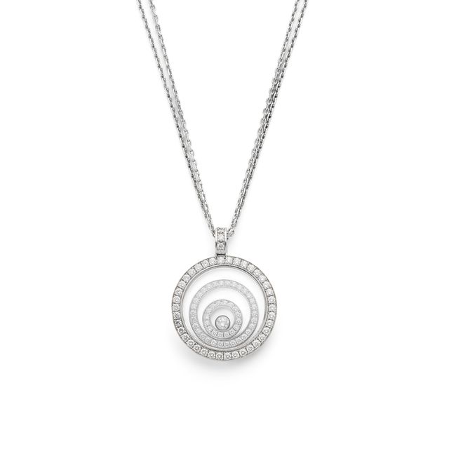 Chopard: A 'Happy Spirit' diamond pendant necklace