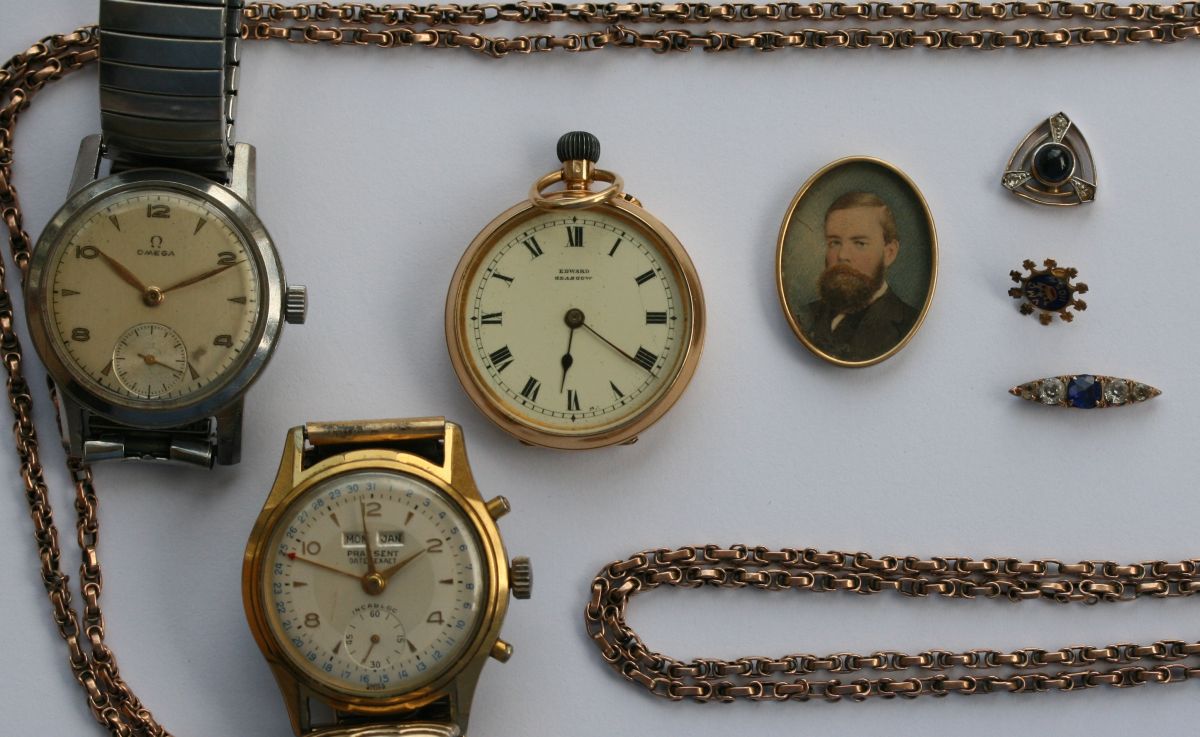 A Victorian gold cased fob watch