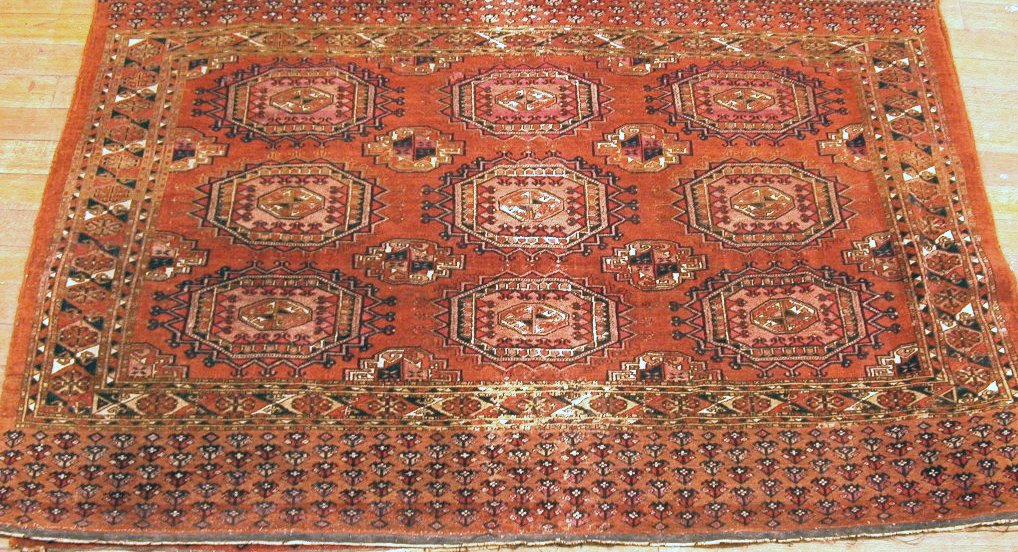 A pair of Turkoman rugs