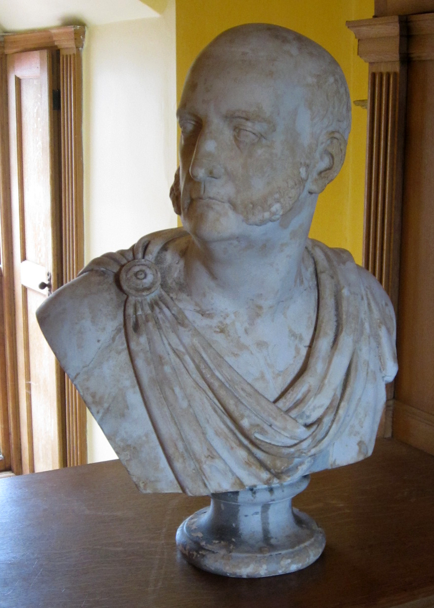 PLASTER BUST OF A NOBLEMAN