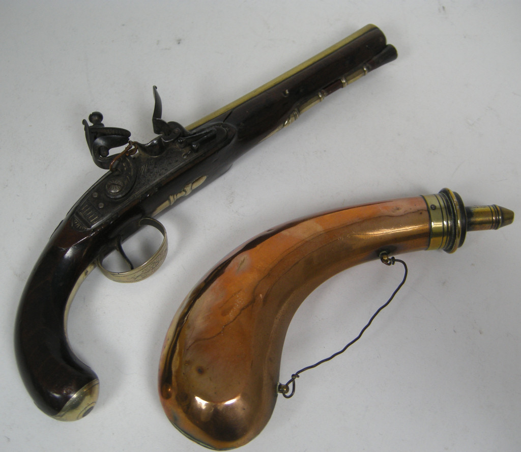ENGLISH FLINTLOCK HOLSTER PISTOL