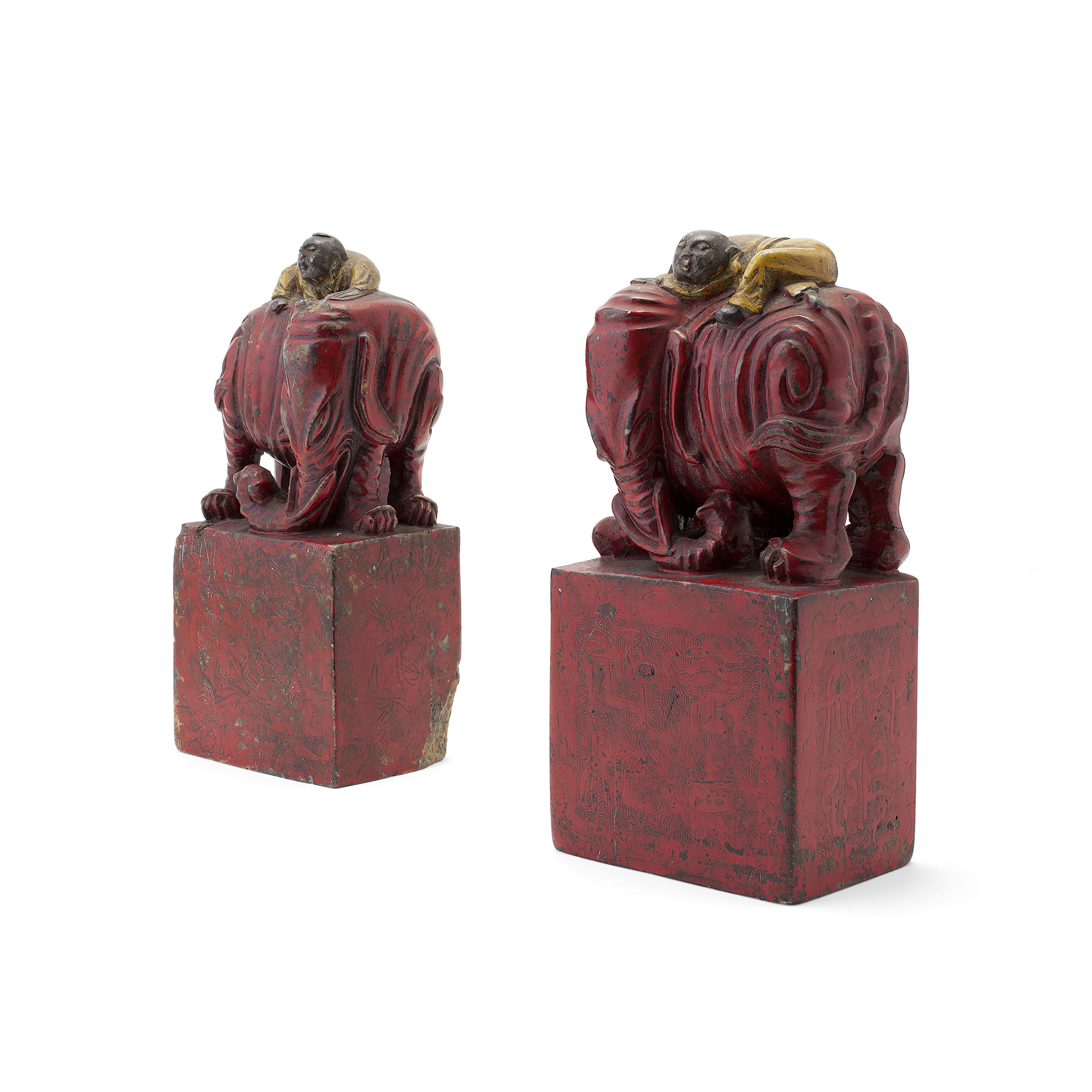 PAIR OF CHINESE SOAPSTONE VASES