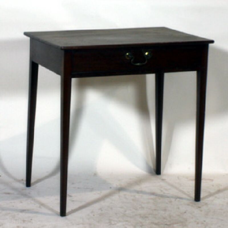A George III mahogany side table