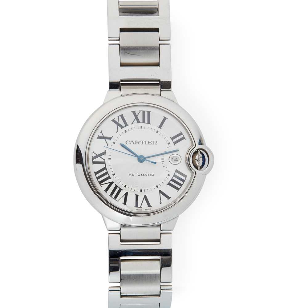 Cartier: A gentleman's stainless steel wrist watch