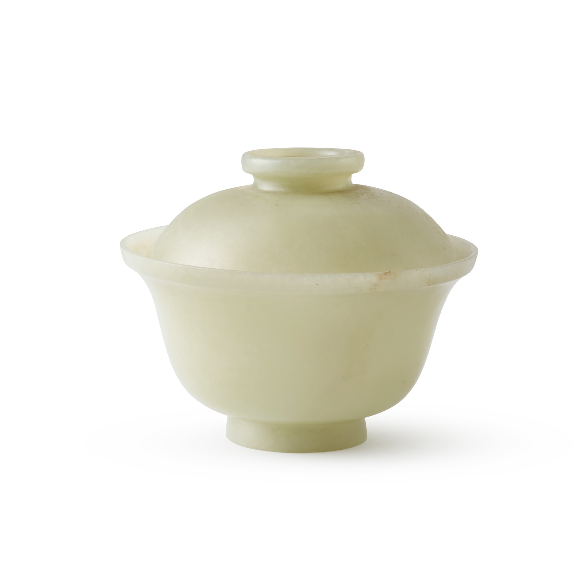 CELADON JADE TEA BOWL WITH COVER