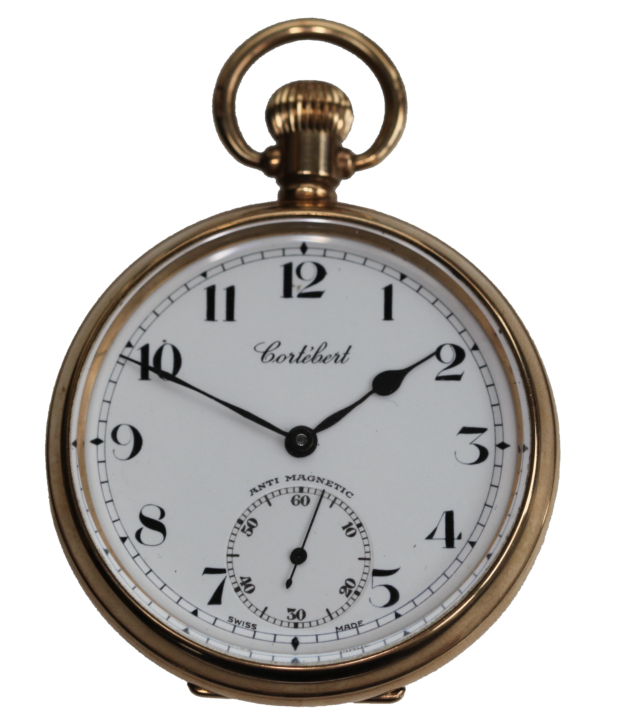 A gentleman's open faced pocket watch